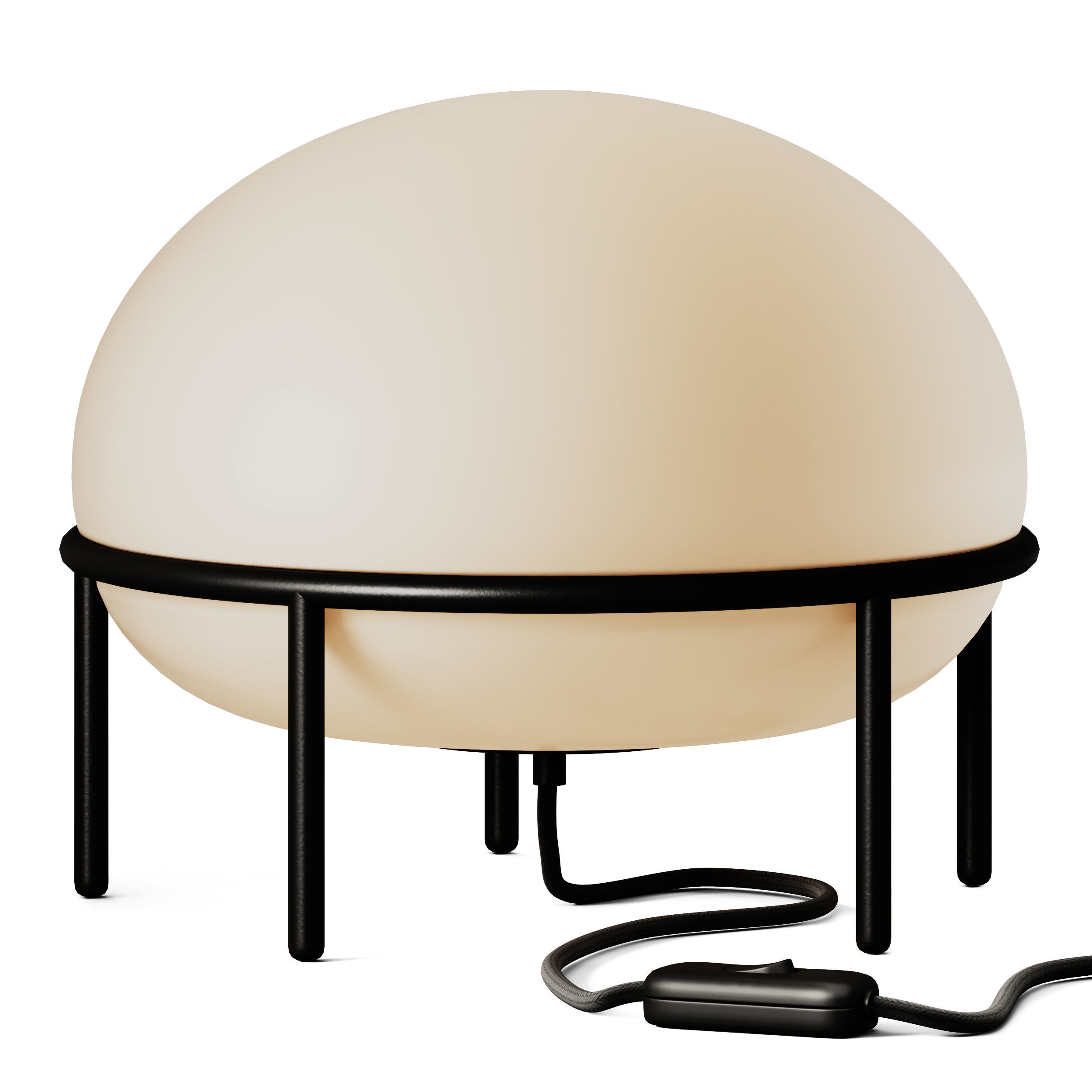 Woud Pump Table Lamp 3D model_1