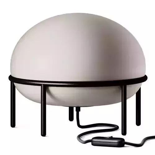 Woud Pump Table Lamp 3D model