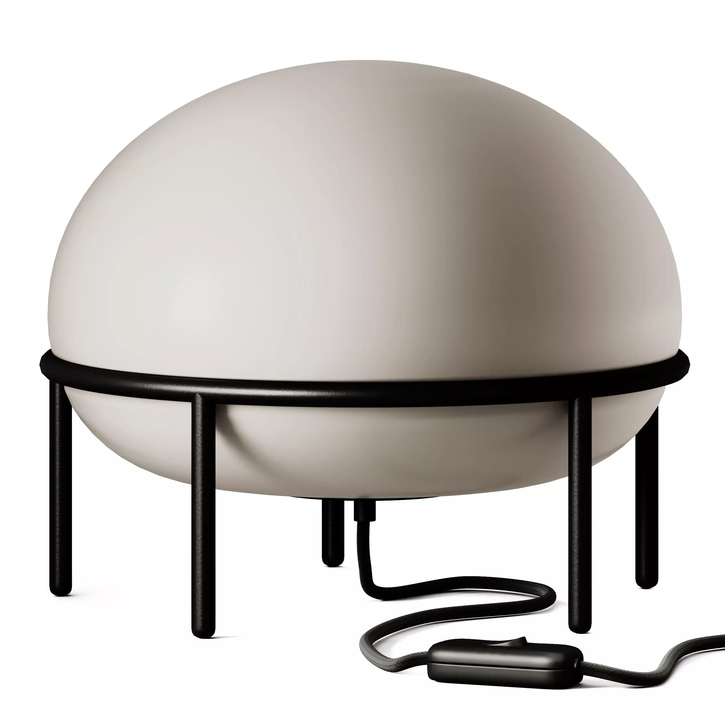 Woud Pump Table Lamp 3D model_0