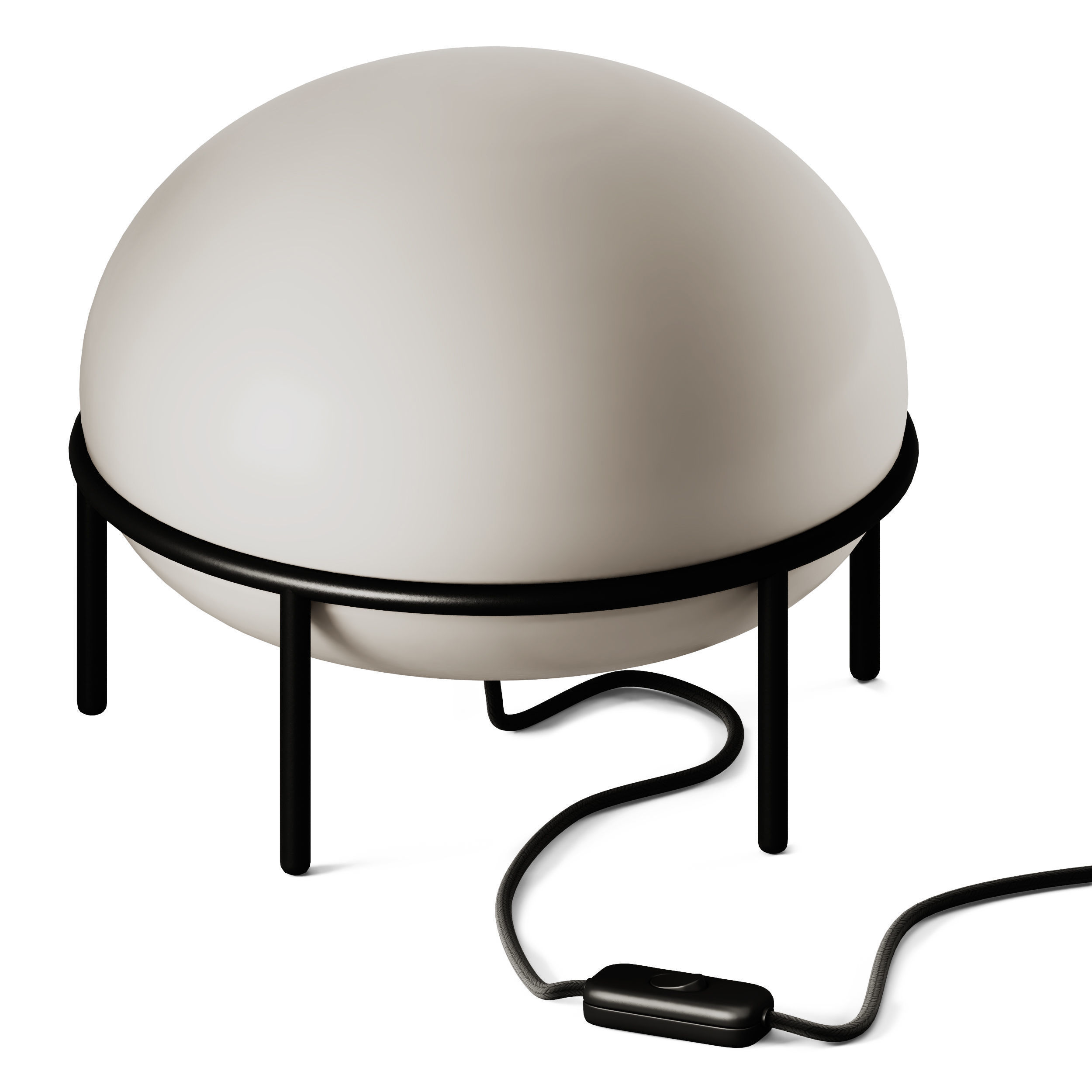 Woud Pump Table Lamp 3D model_2