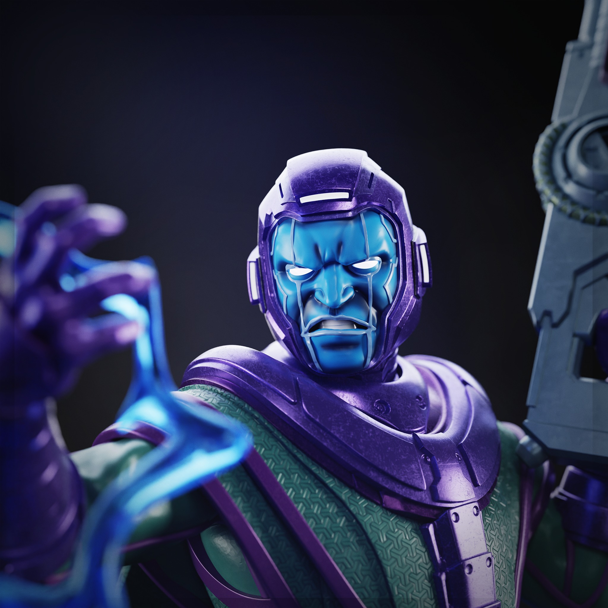 Kang the Conqueror Fan art Statue 3D print model_8