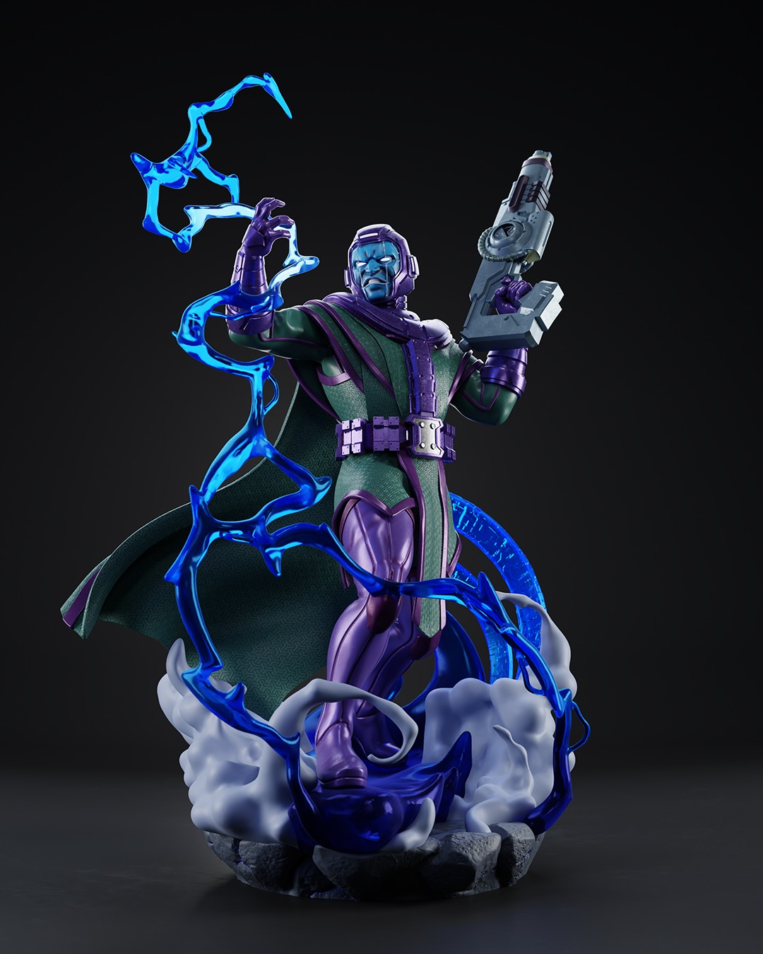 Kang the Conqueror Fan art Statue 3D print model_6