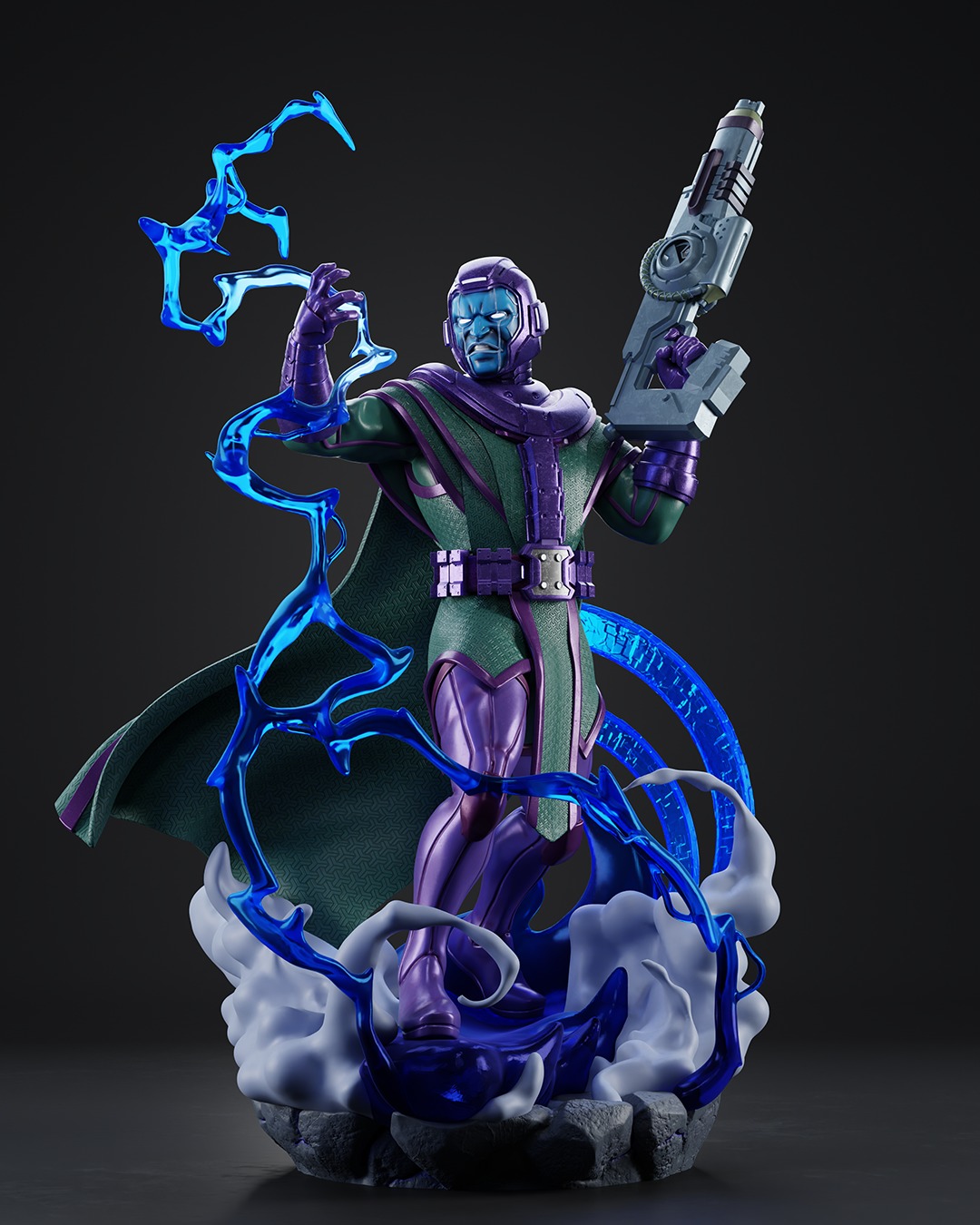 Kang the Conqueror Fan art Statue 3D print model_2