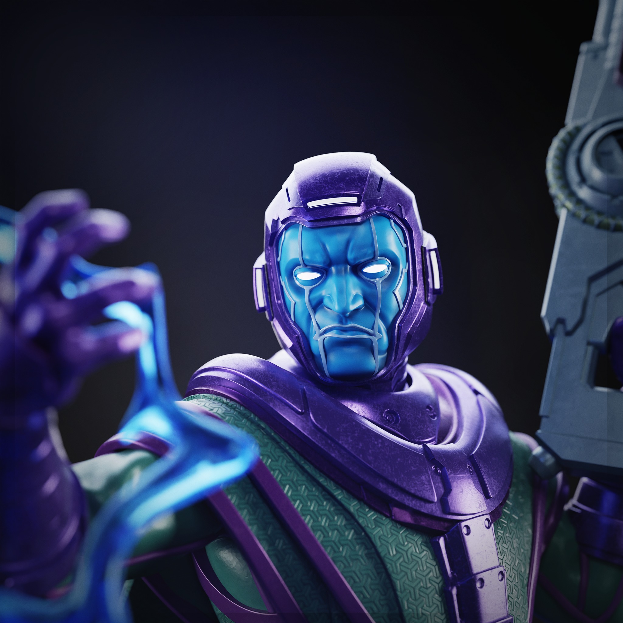 Kang the Conqueror Fan art Statue 3D print model_7