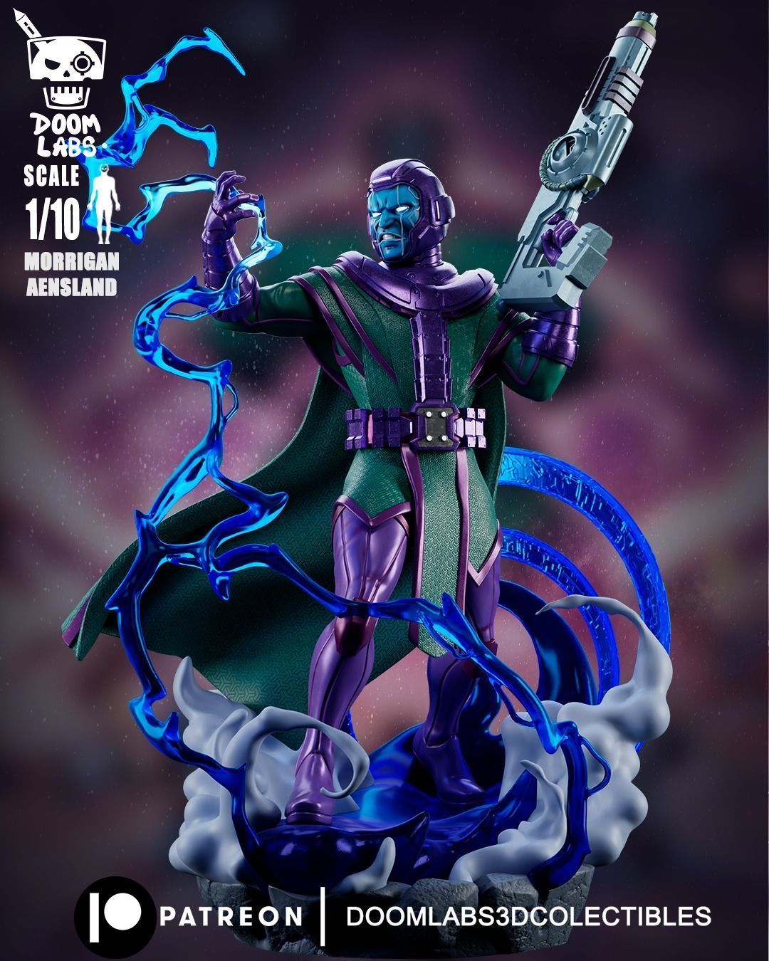 Kang the Conqueror Fan art Statue 3D print model_1