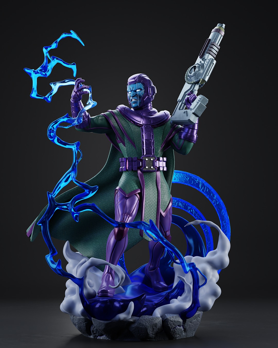 Kang the Conqueror Fan art Statue 3D print model_3