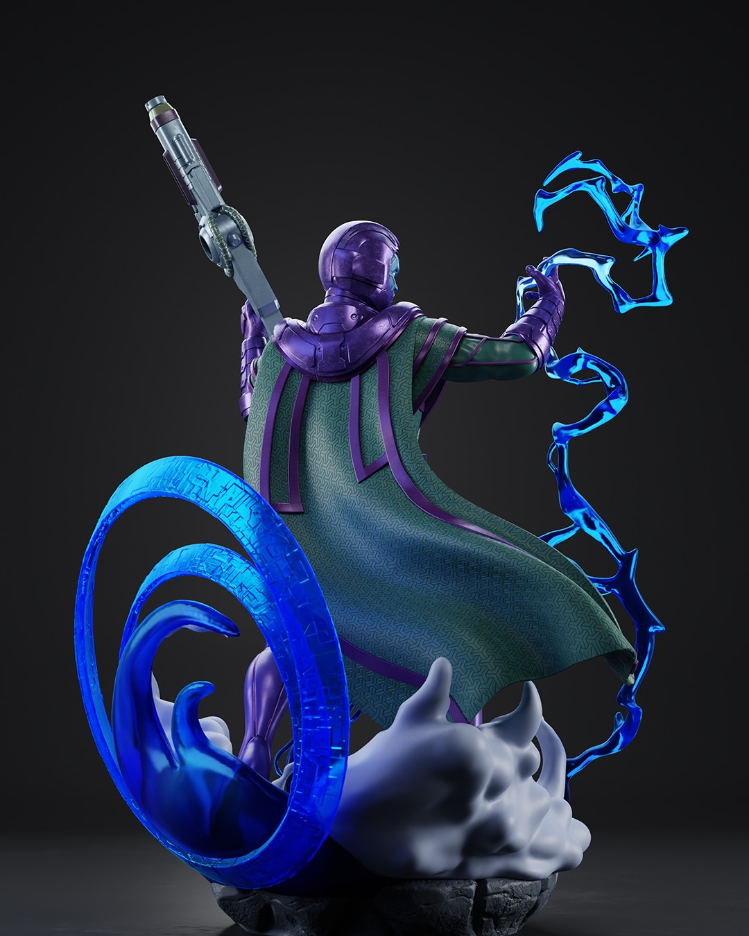 Kang the Conqueror Fan art Statue 3D print model_5