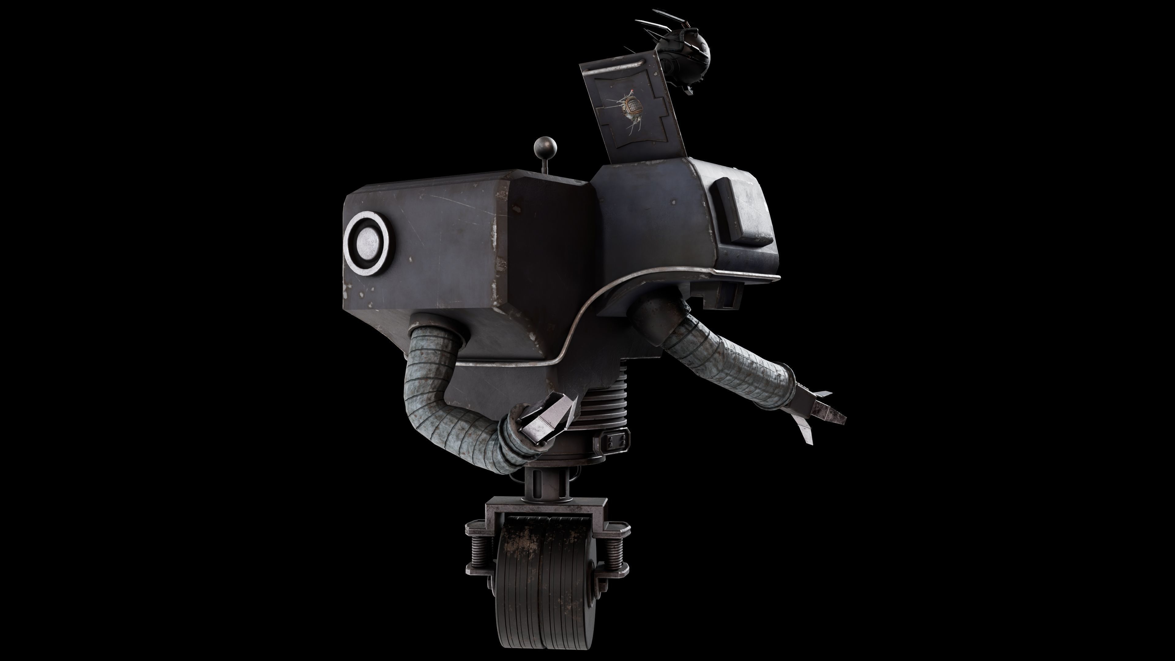 Yes Man Rigged Conceptual Model 3D model_5