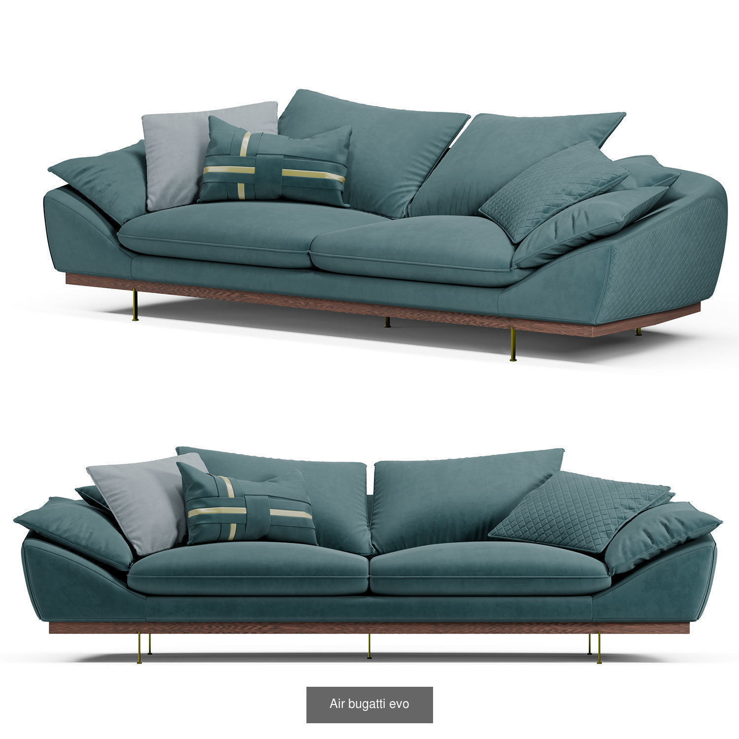 Set of Ready to Render Sofa Models FBX OBJ MAX 3D Model Collection_2