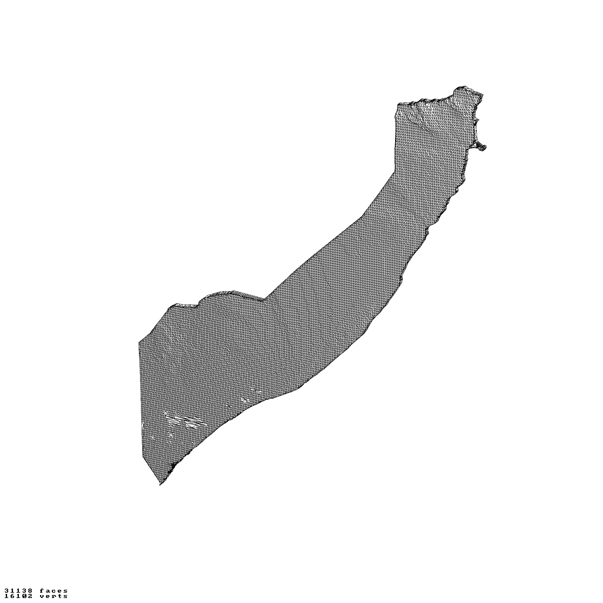 Somalia topography raised relief maps collection 3D print model_2