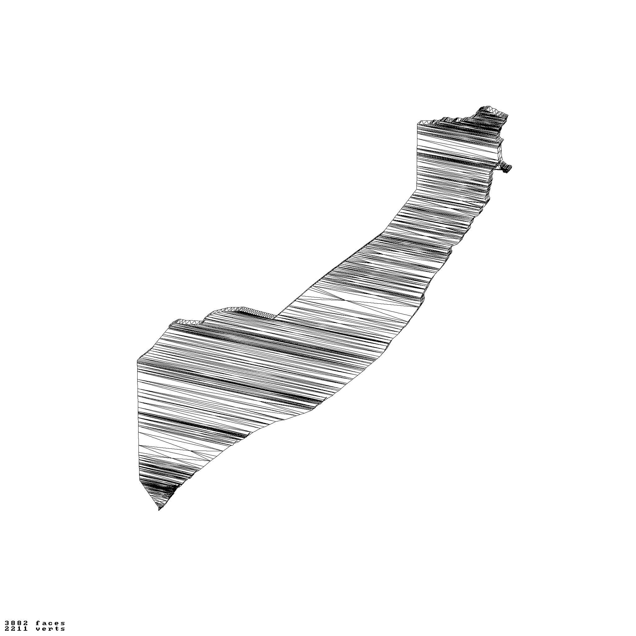 Somalia topography raised relief maps collection 3D print model_6