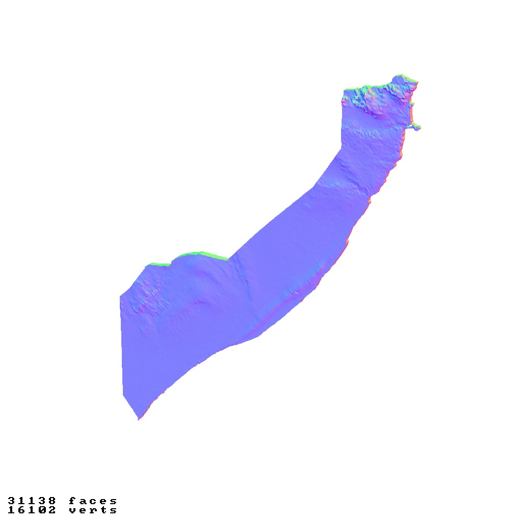 Somalia topography raised relief maps collection 3D print model_3