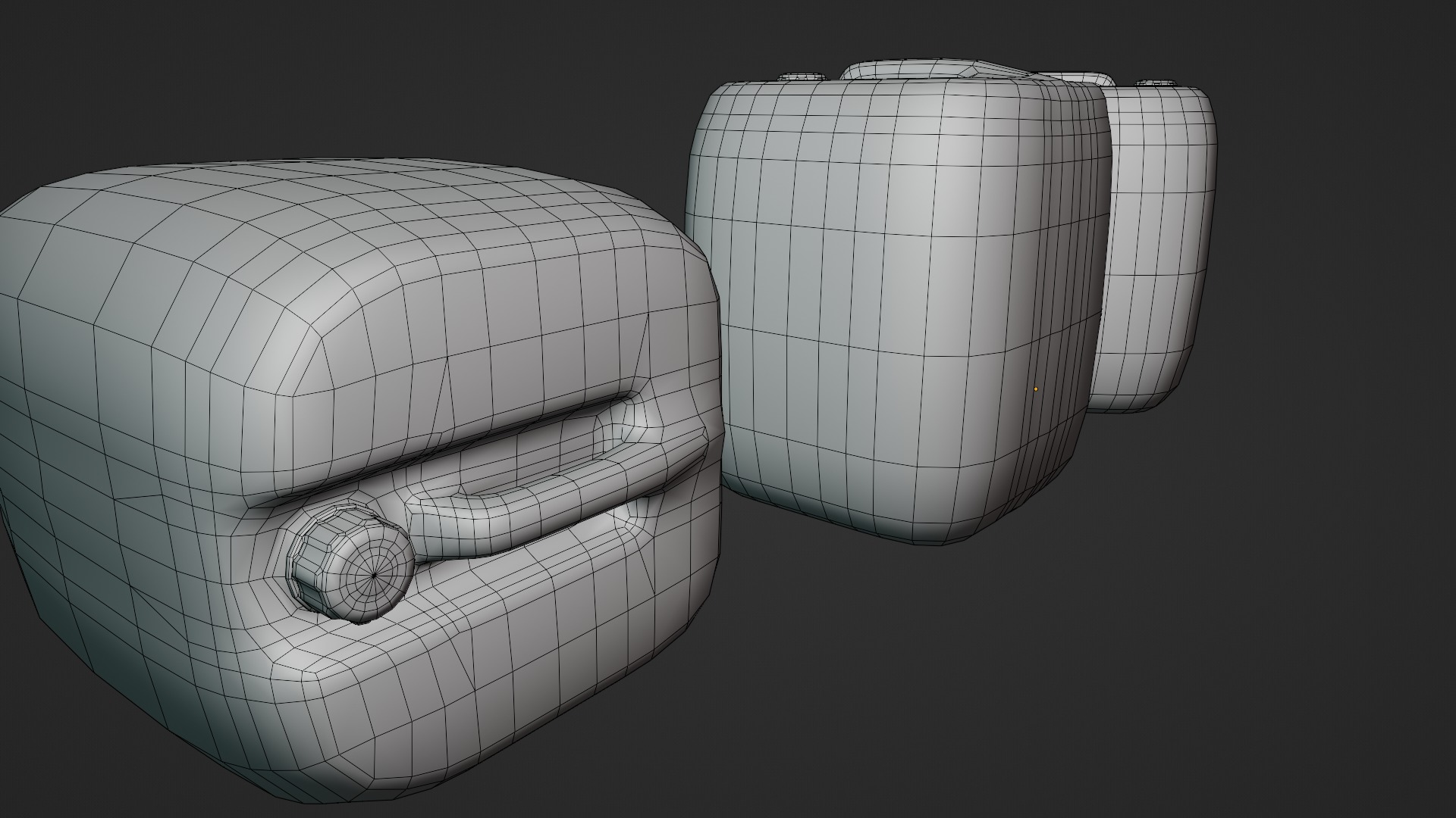 Realistic Plastic Canister - Low-Poly 3D Model Low-poly 3D model_7