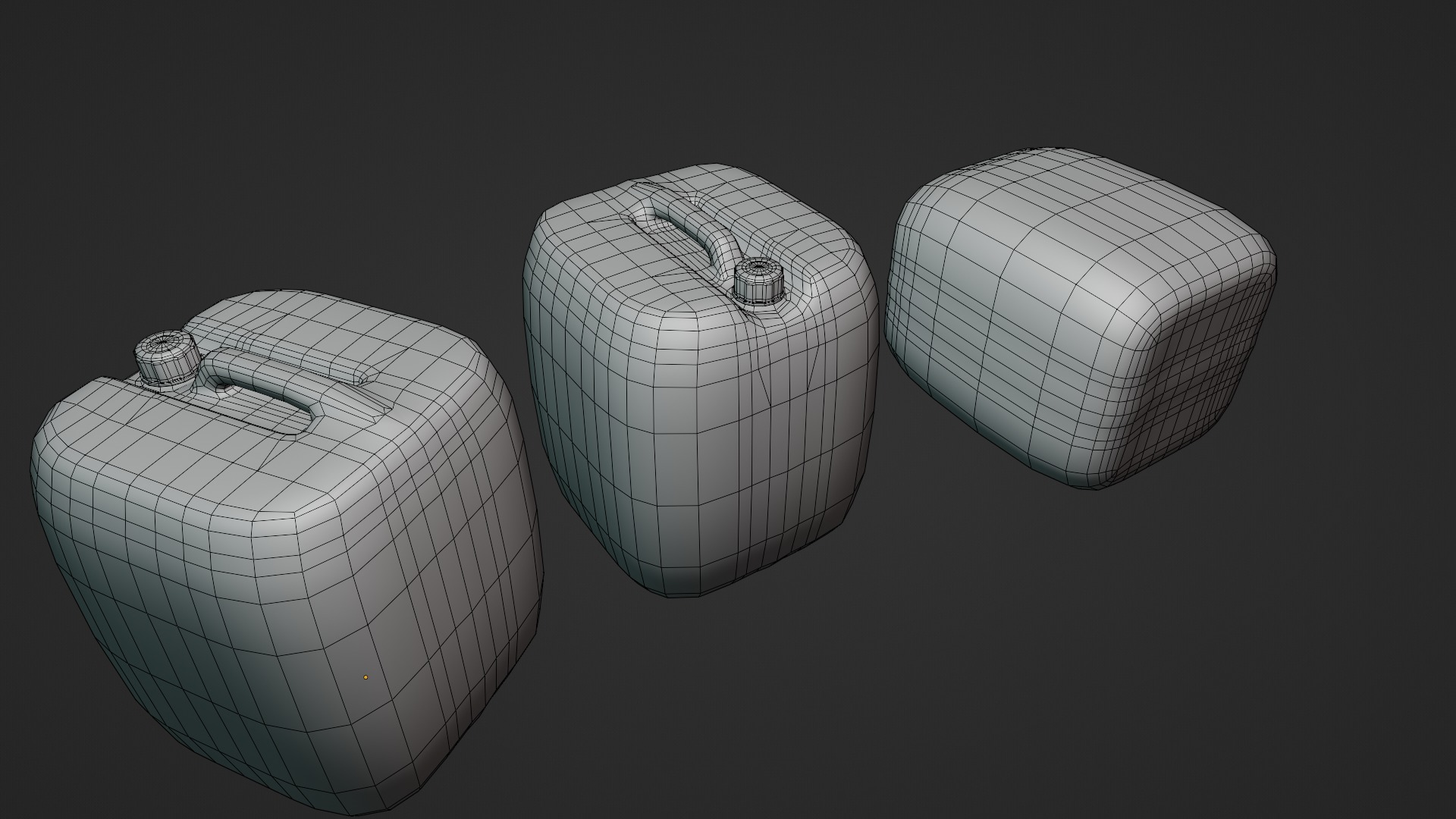 Realistic Plastic Canister - Low-Poly 3D Model Low-poly 3D model_6