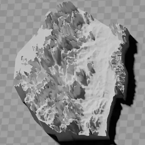 eSwatini topographic raised relief maps collection