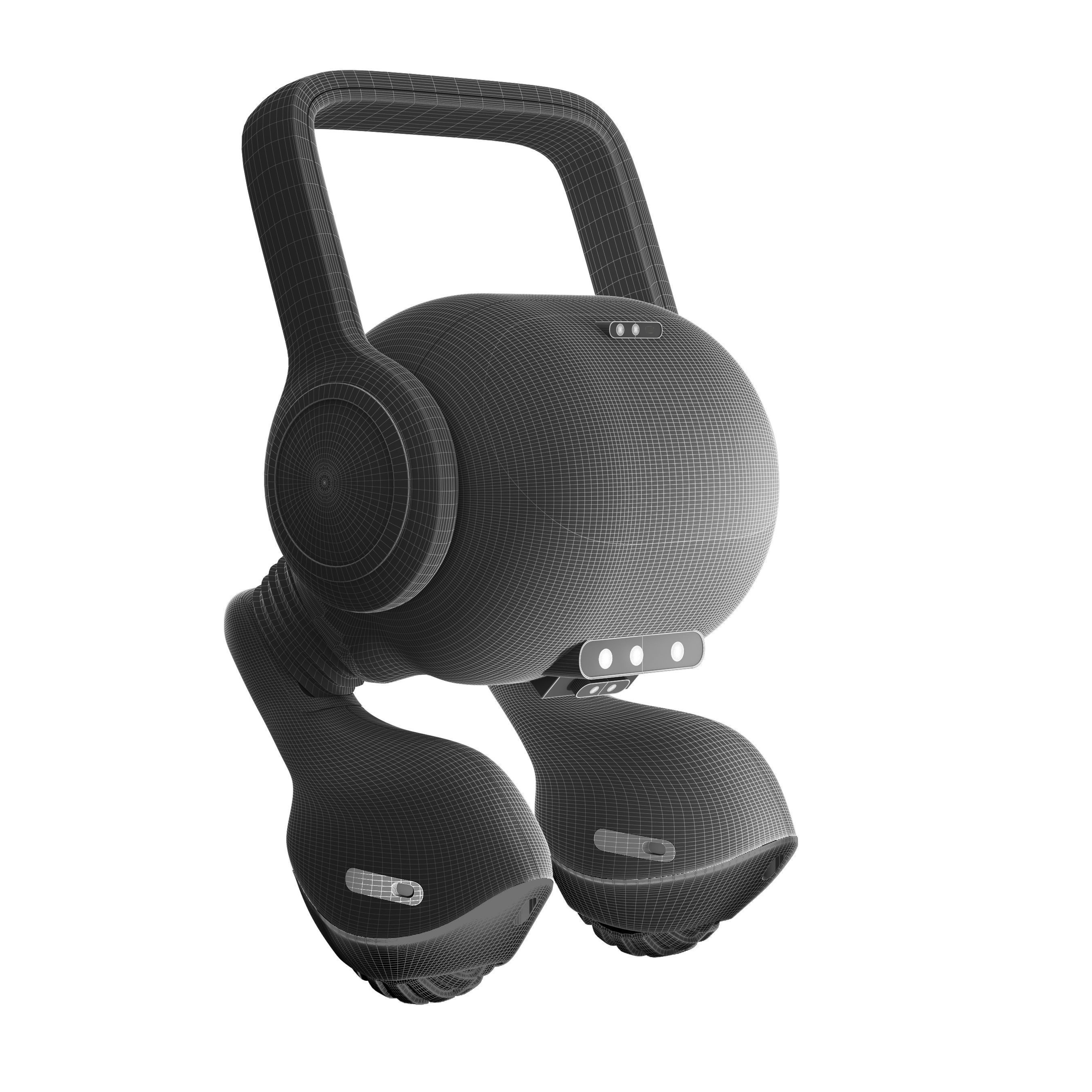 LG two-legged AI robot 3D model_4