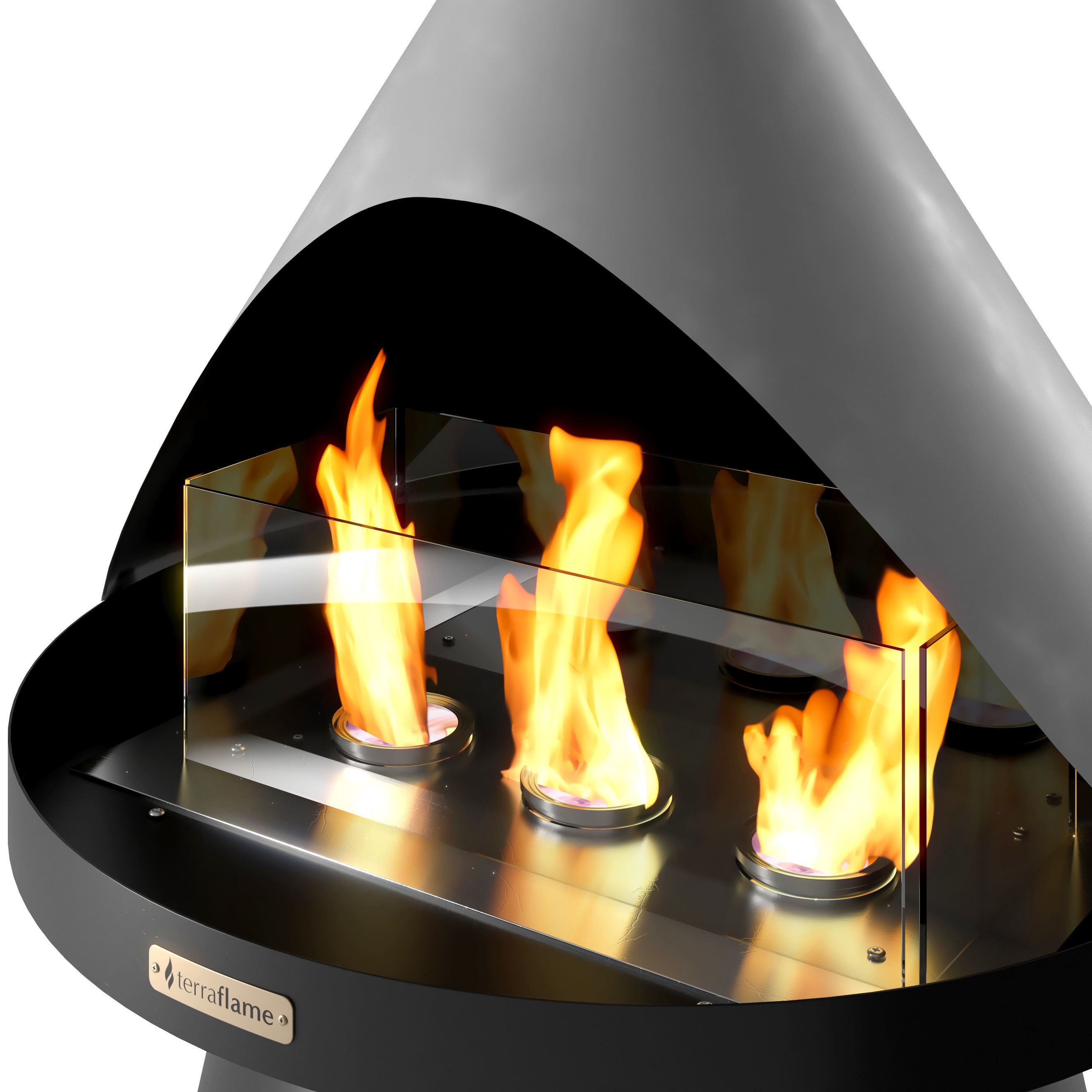 Lloyd fireplace Terraflame by Solo stove 3D model_2