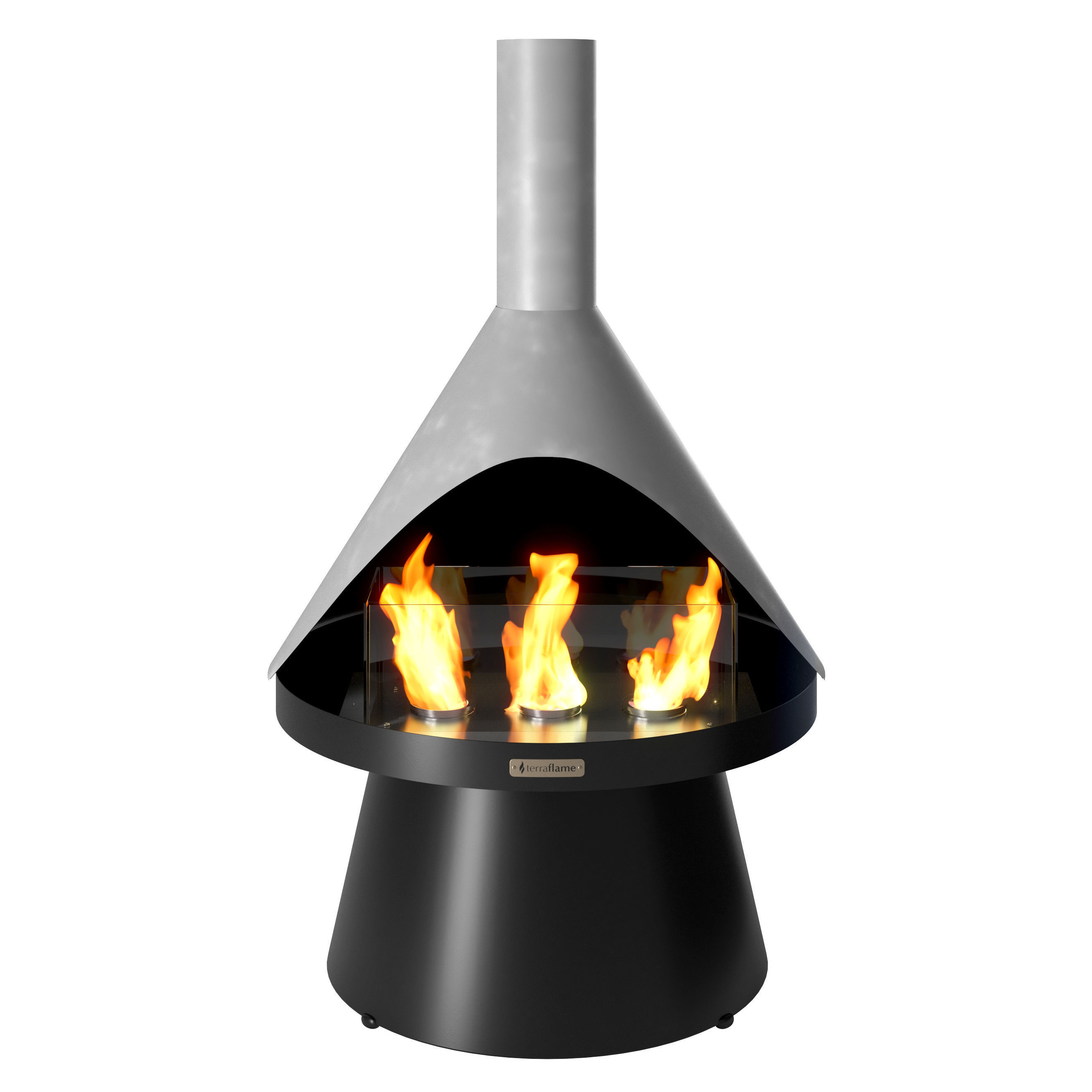 Lloyd fireplace Terraflame by Solo stove 3D model_1