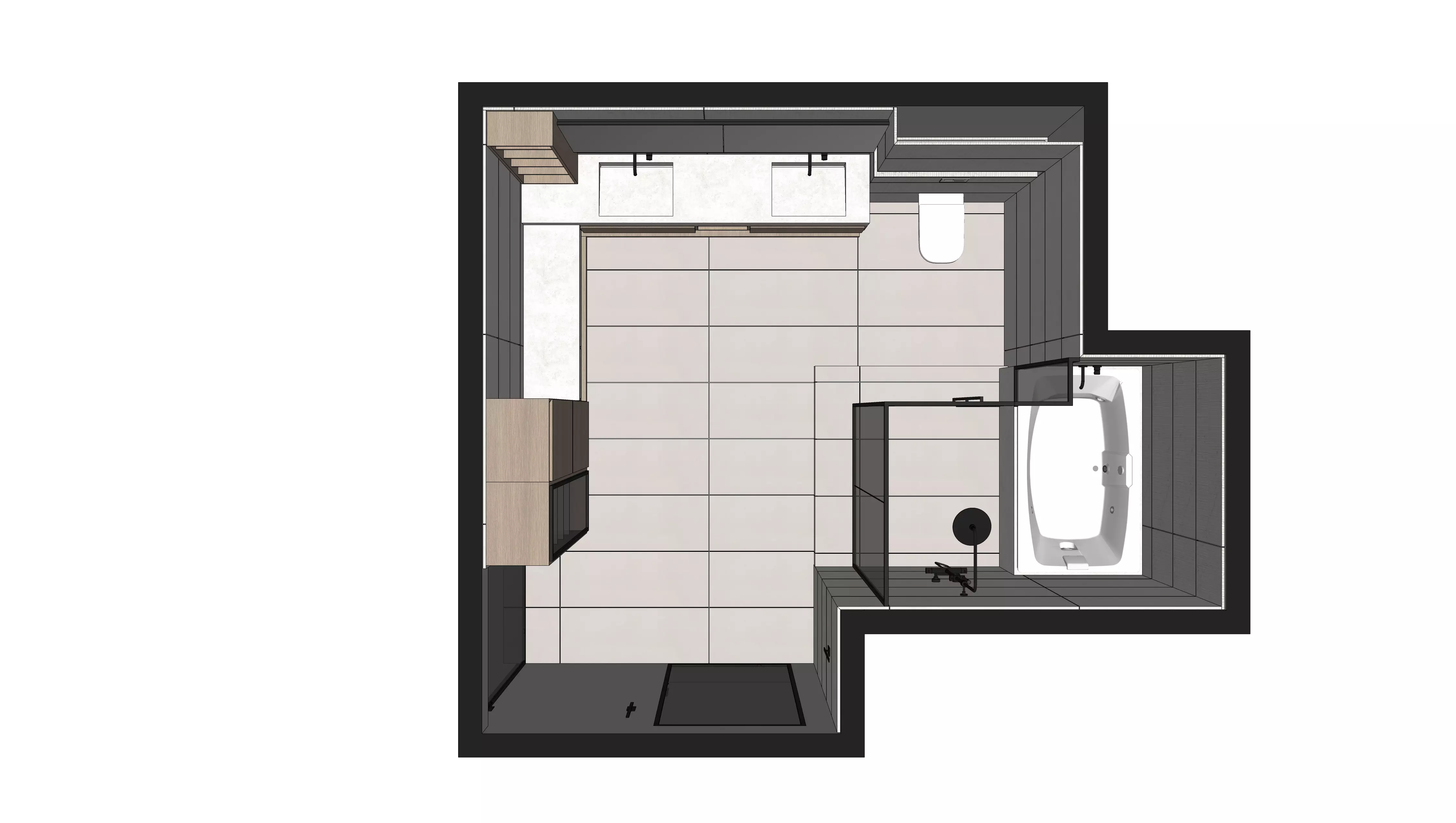 MASTER BATHROOM 3D model_0