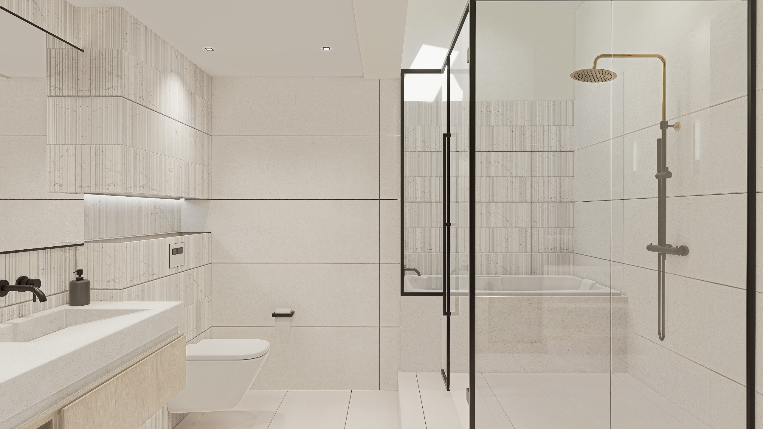 MASTER BATHROOM 3D model_5