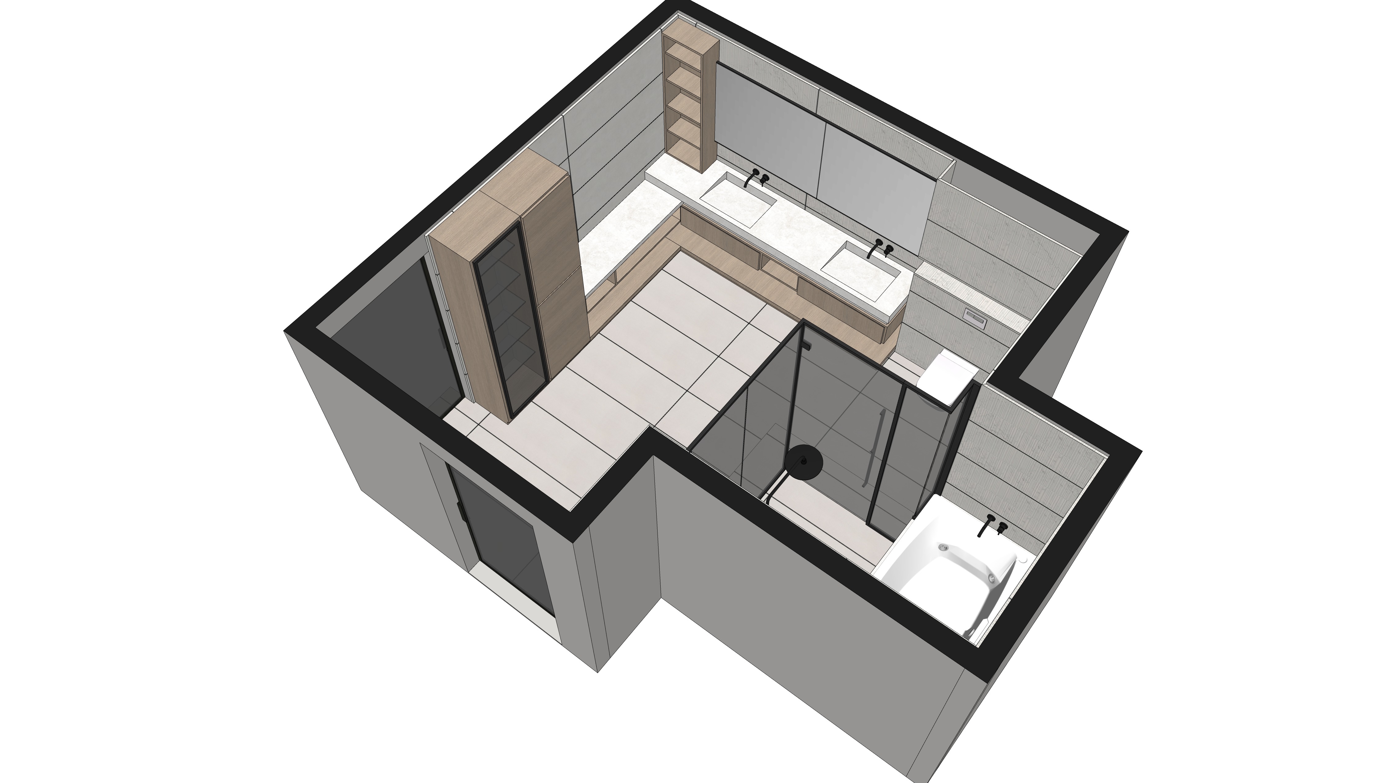 MASTER BATHROOM 3D model_2