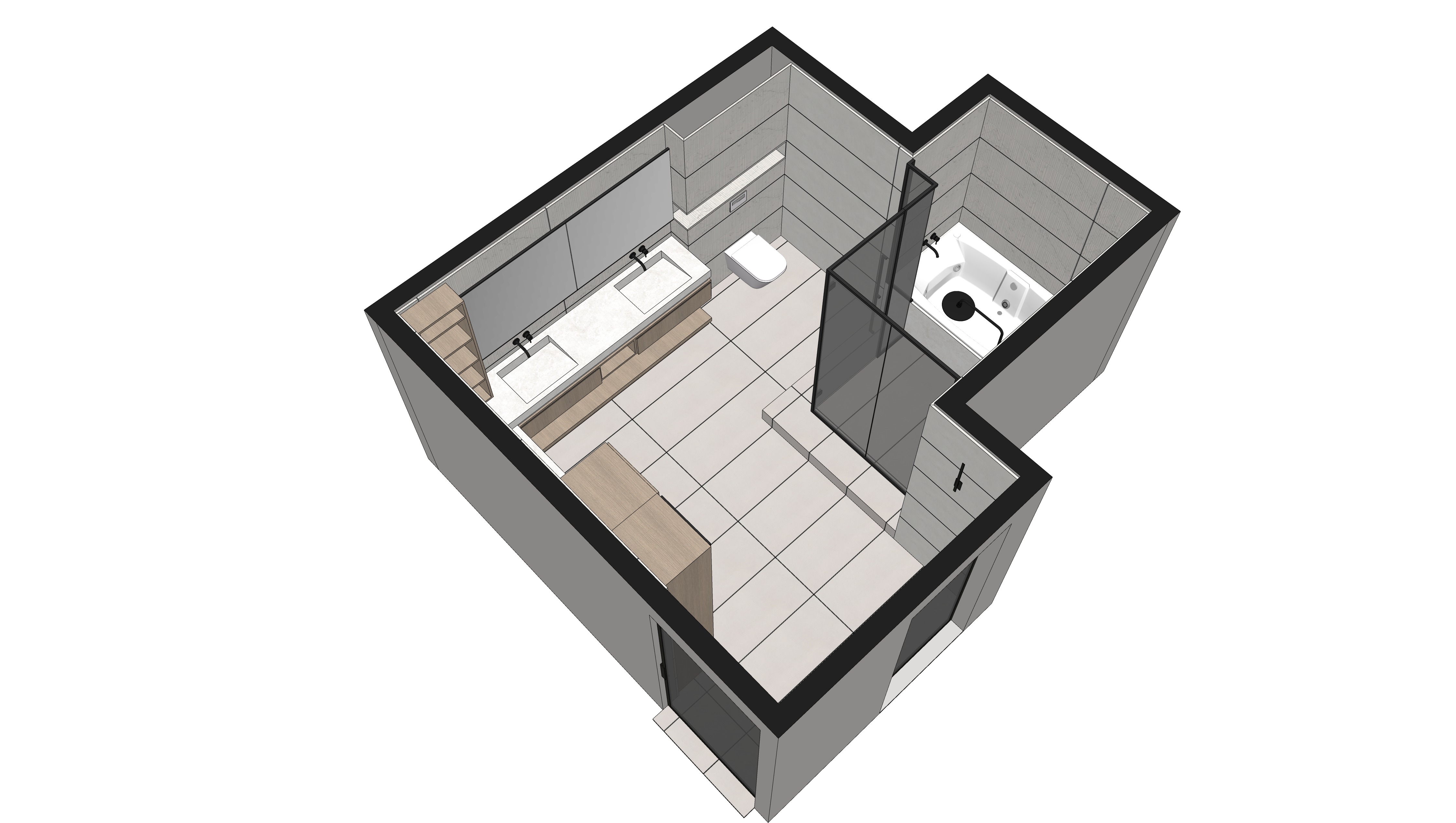 MASTER BATHROOM 3D model_1