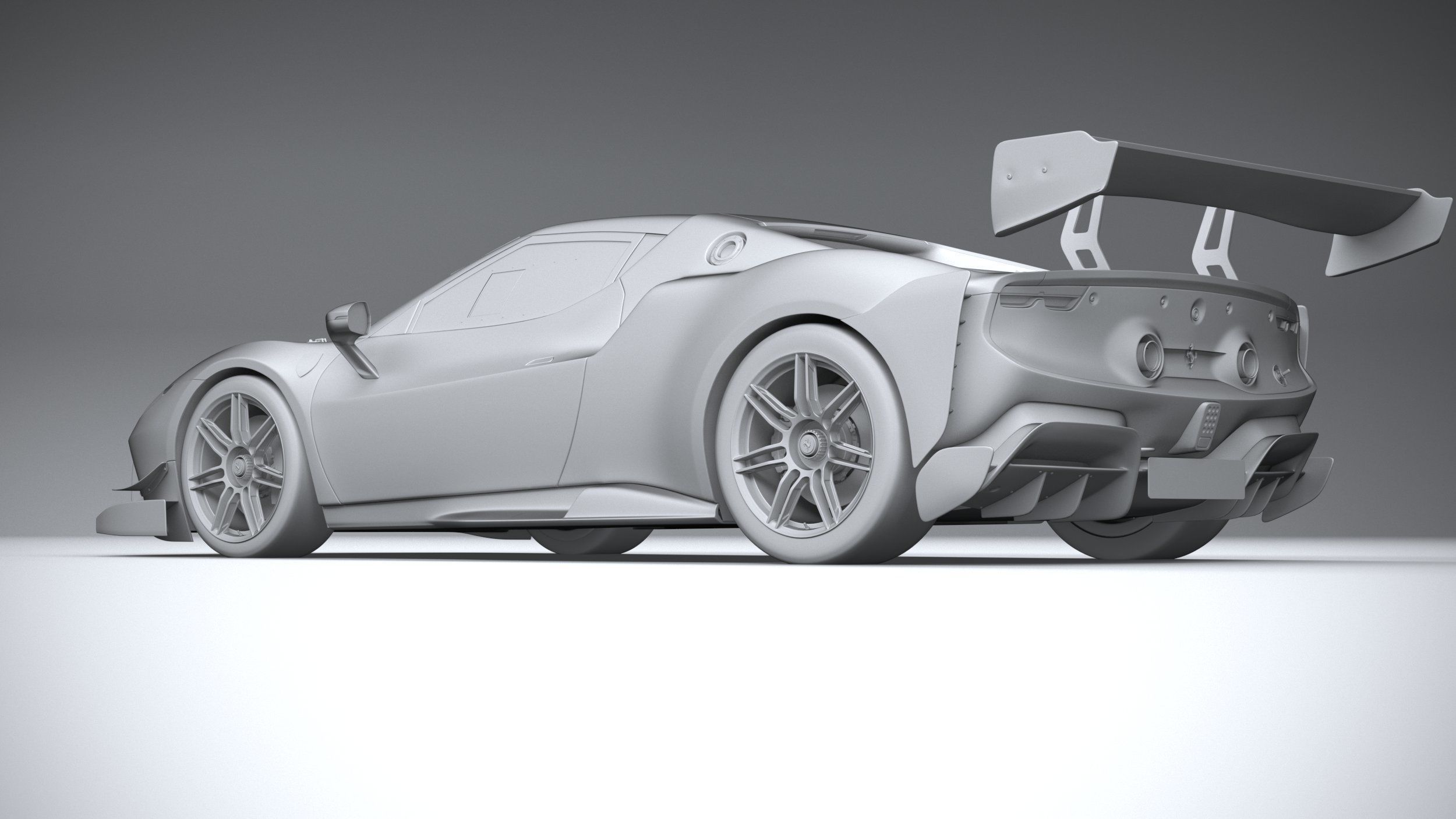 Ferrari 296 Challenge 2024 3D model_21