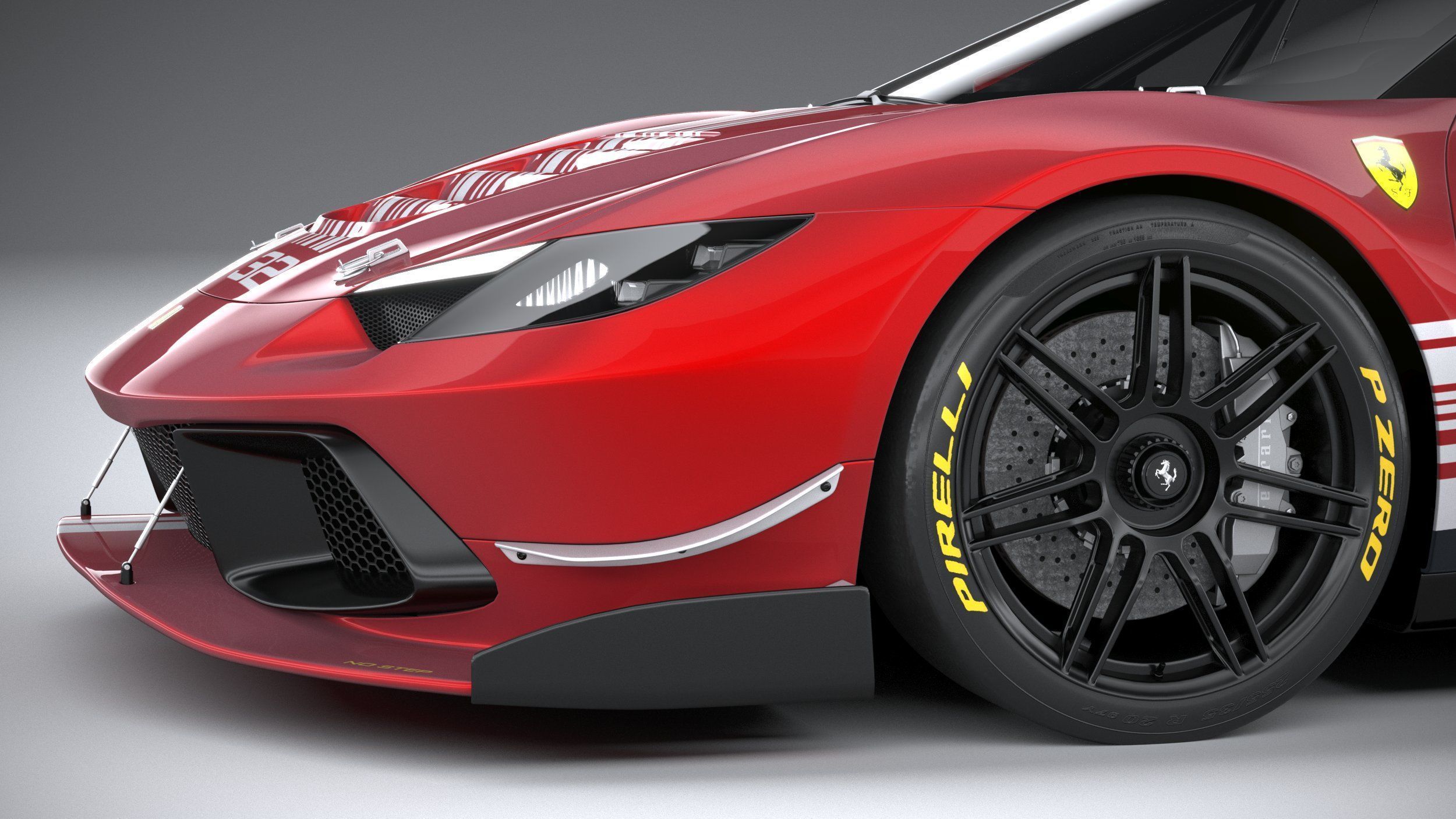 Ferrari 296 Challenge 2024 3D model_3