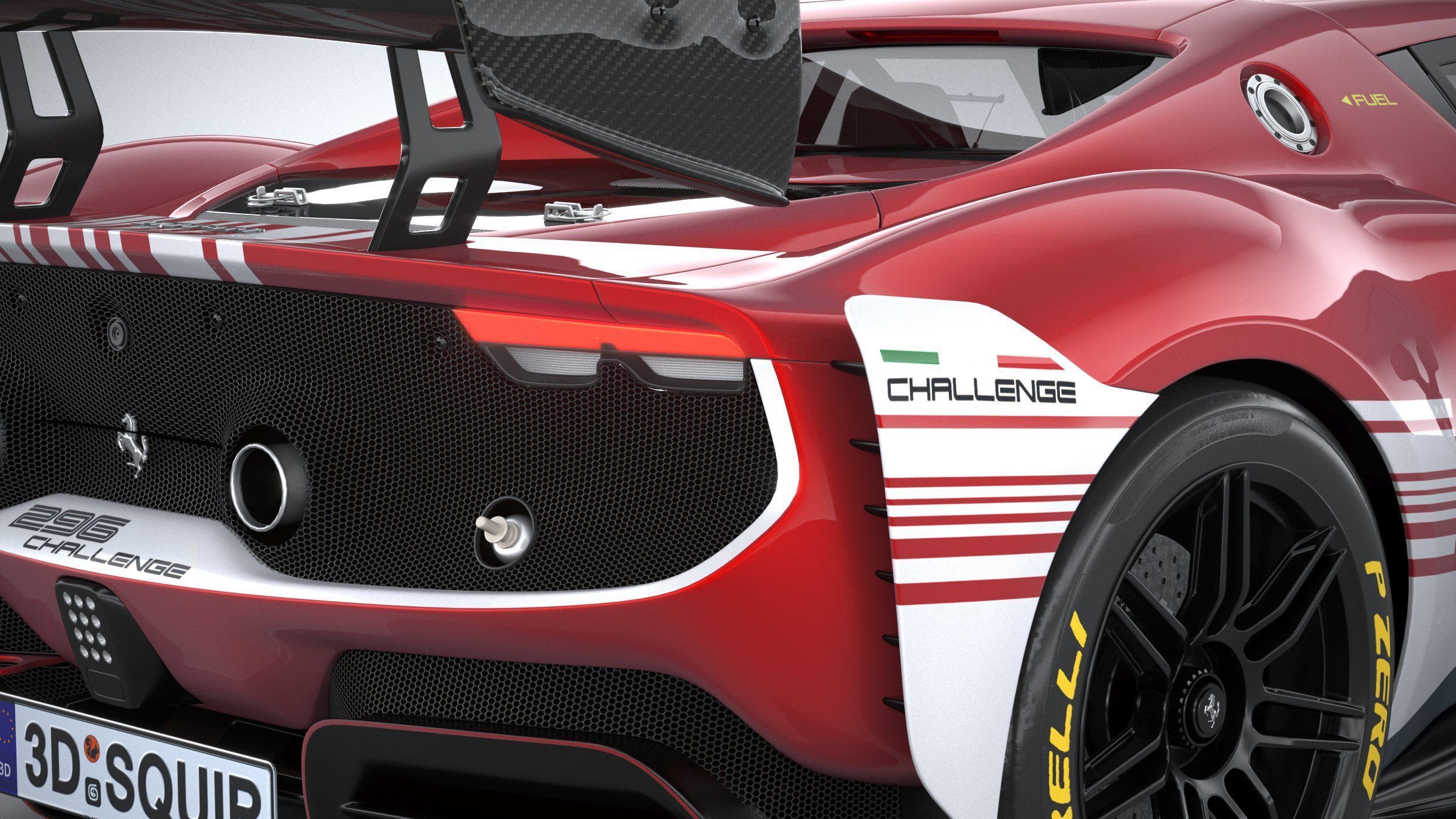 Ferrari 296 Challenge 2024 3D model_18