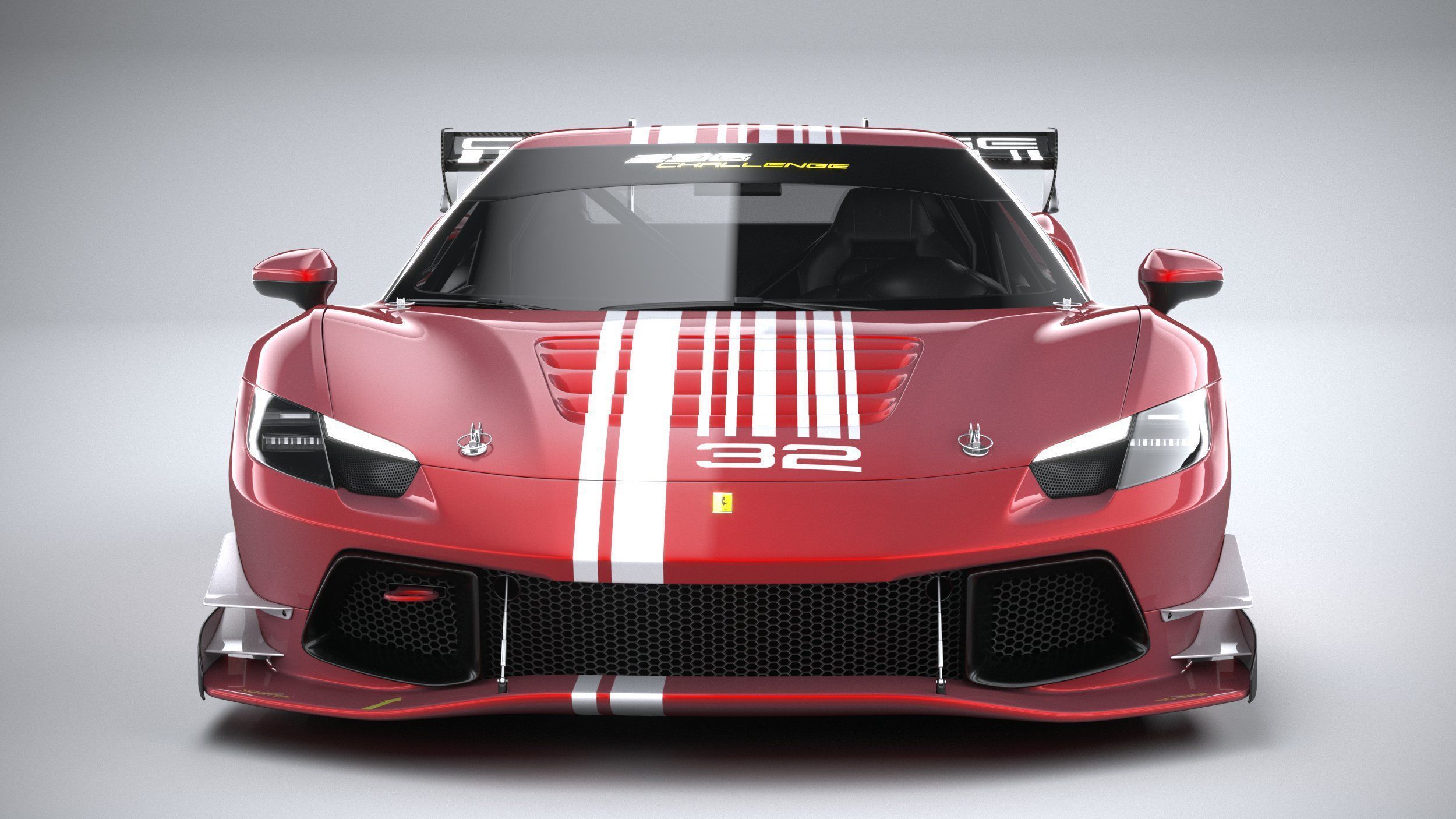 Ferrari 296 Challenge 2024 3D model_13
