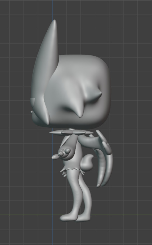 Funko Pop Meowscarada Pokemon 3D print model_3