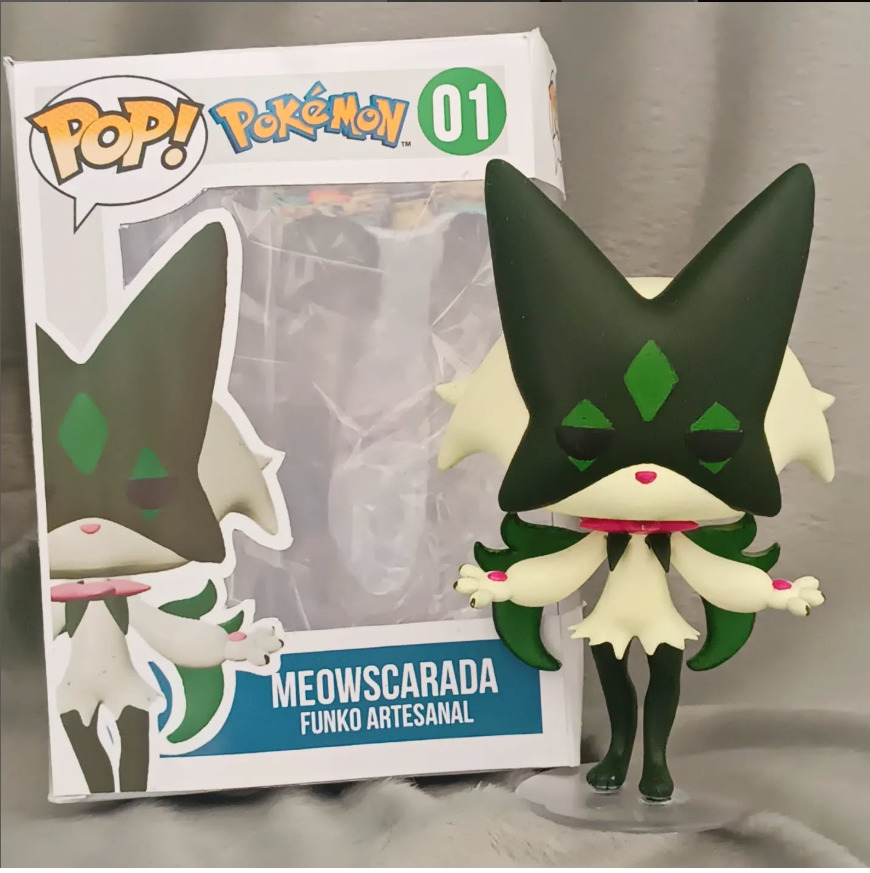 Funko Pop Meowscarada Pokemon 3D print model_4