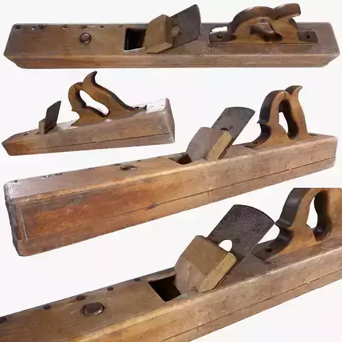 Old Big Wooden Plane