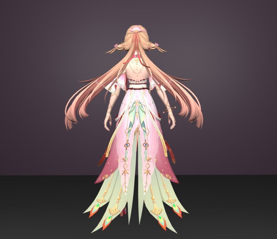 feise riz 3D model_4