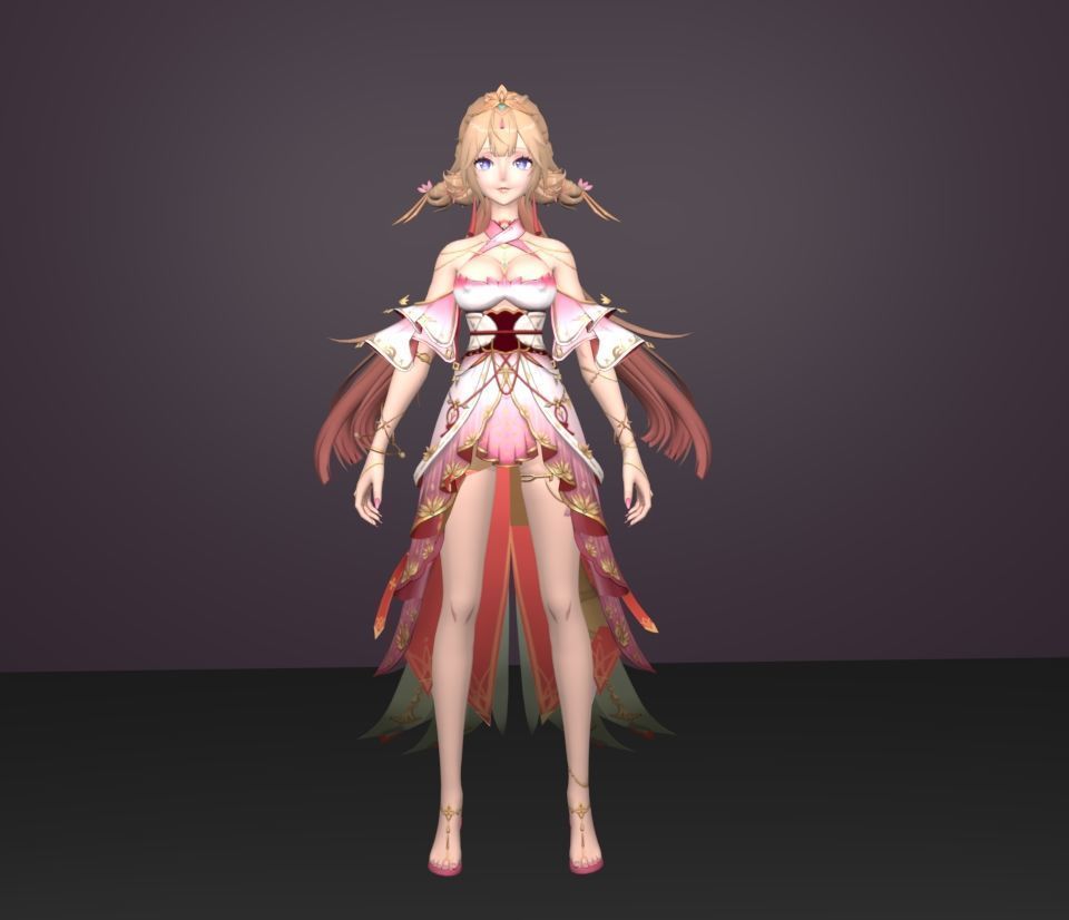 feise riz 3D model_1