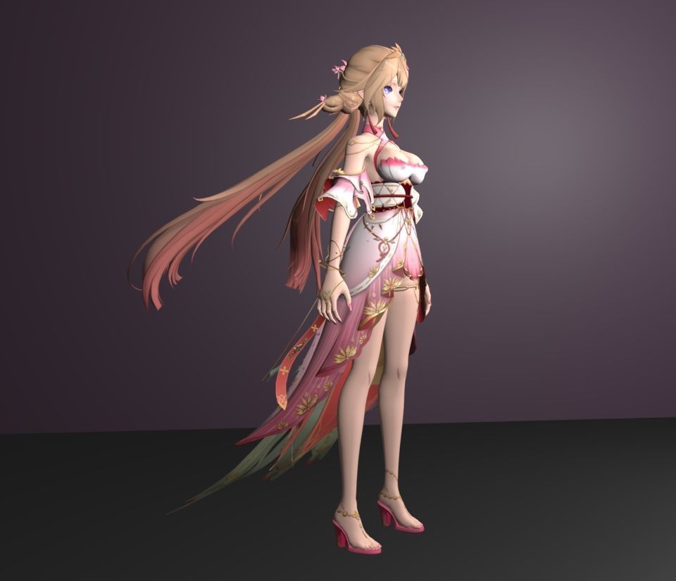 feise riz 3D model_3