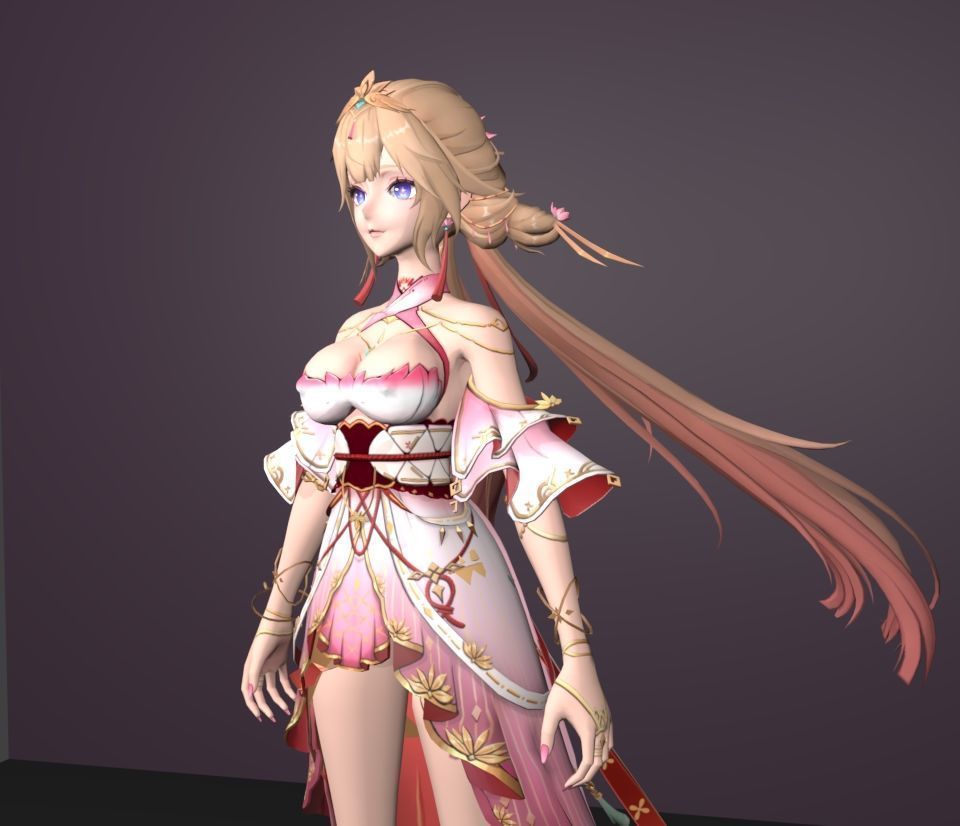 feise riz 3D model_2