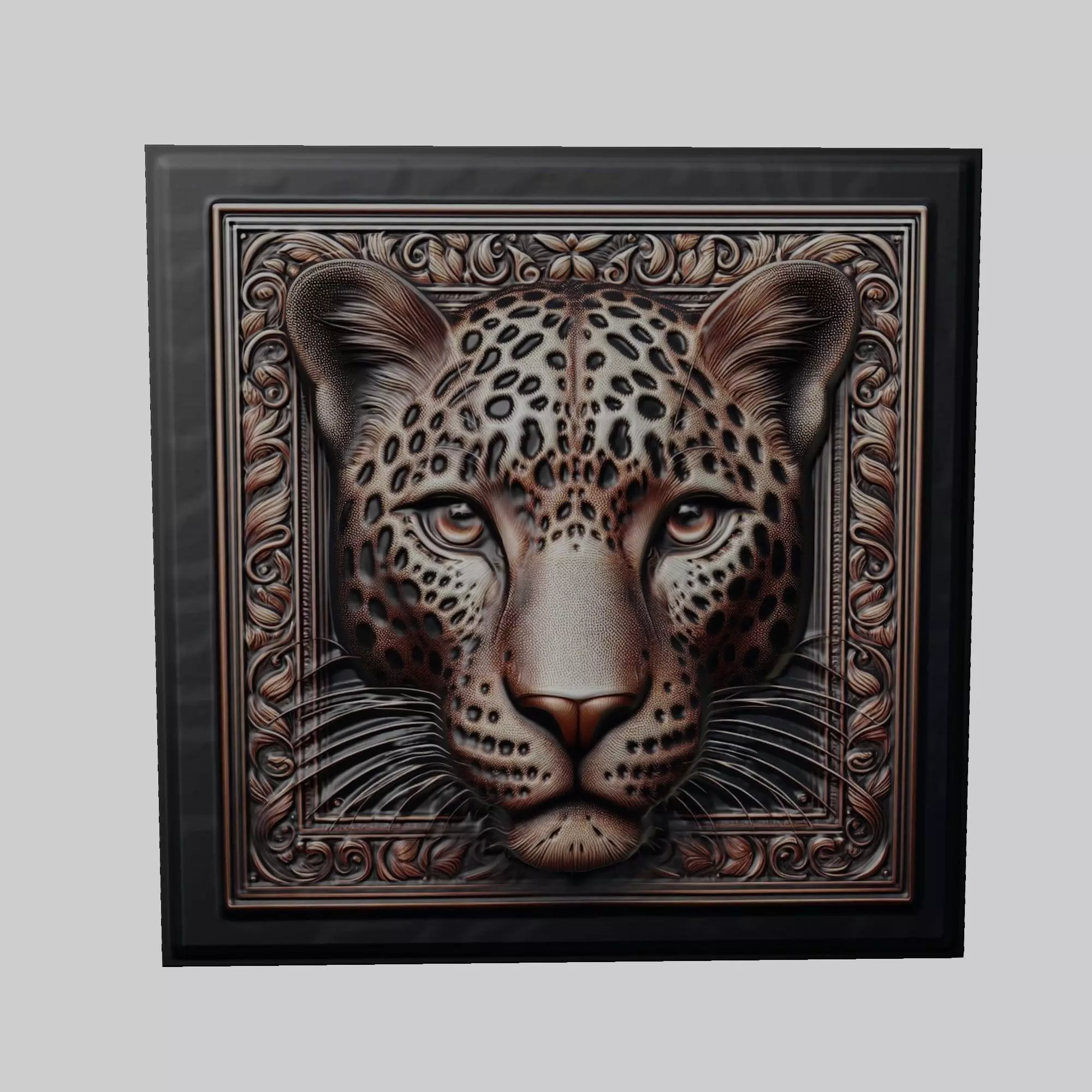 Leopard Animal 3D print model_0