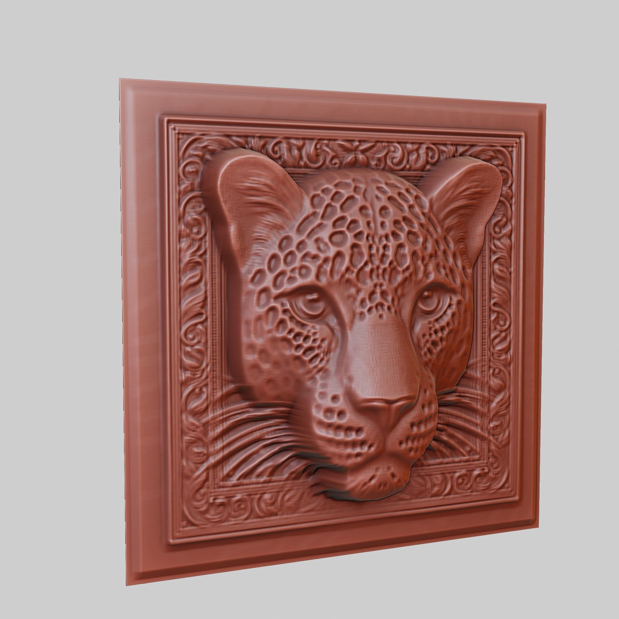 Leopard Animal 3D print model_3