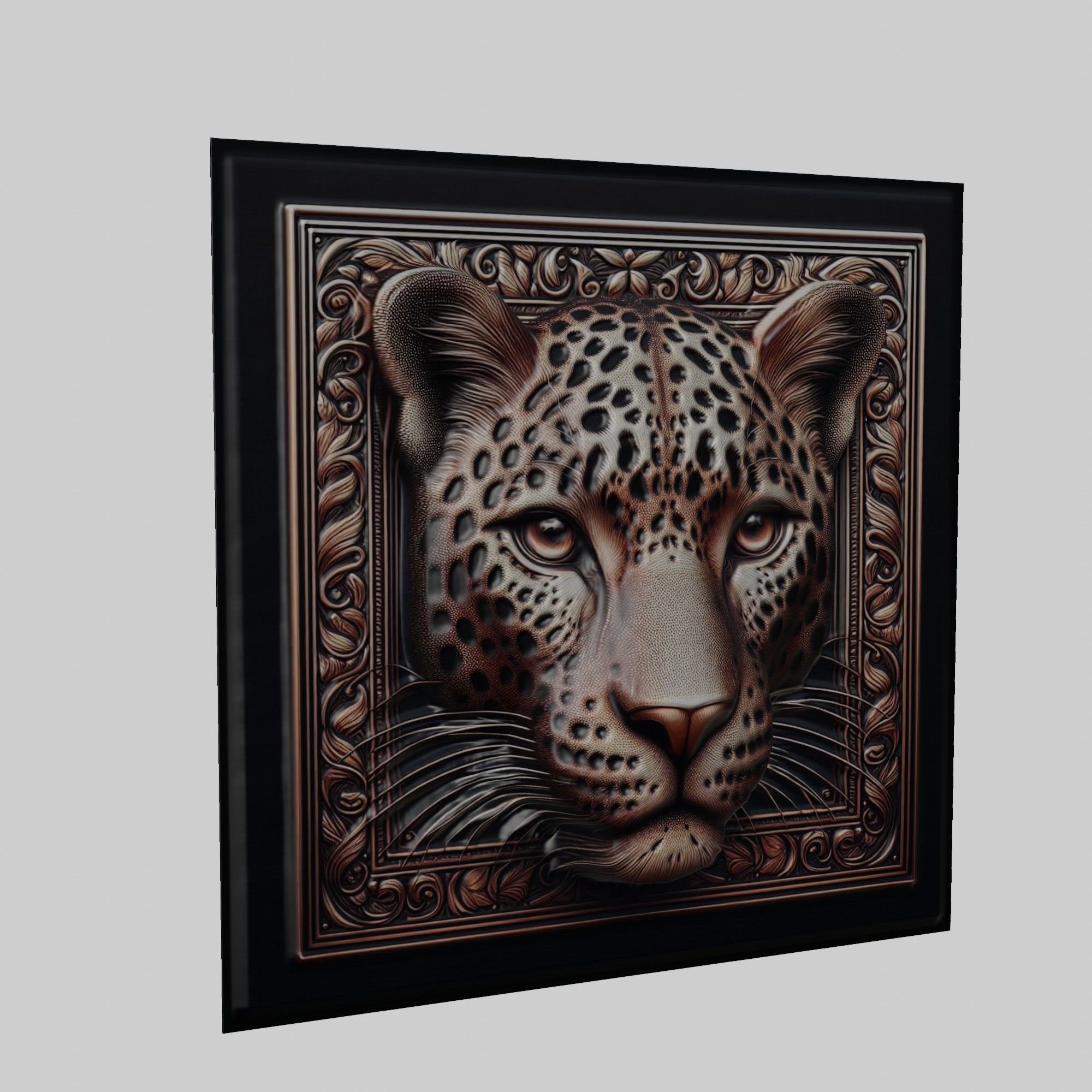 Leopard Animal 3D print model_1