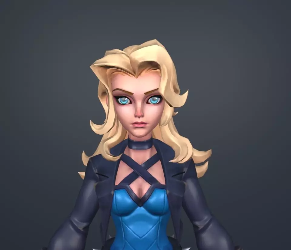 black canary 3D model