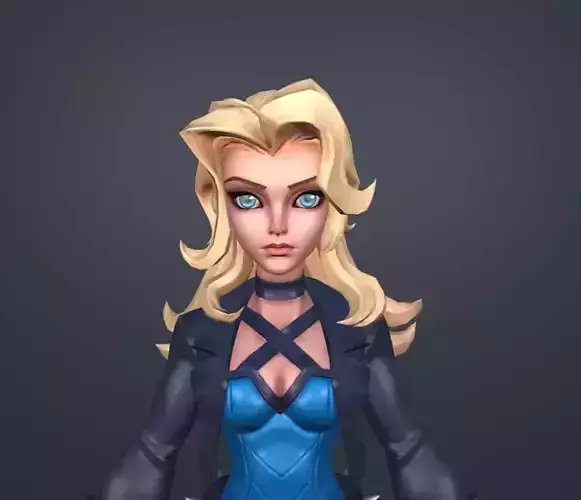 black canary 3D model