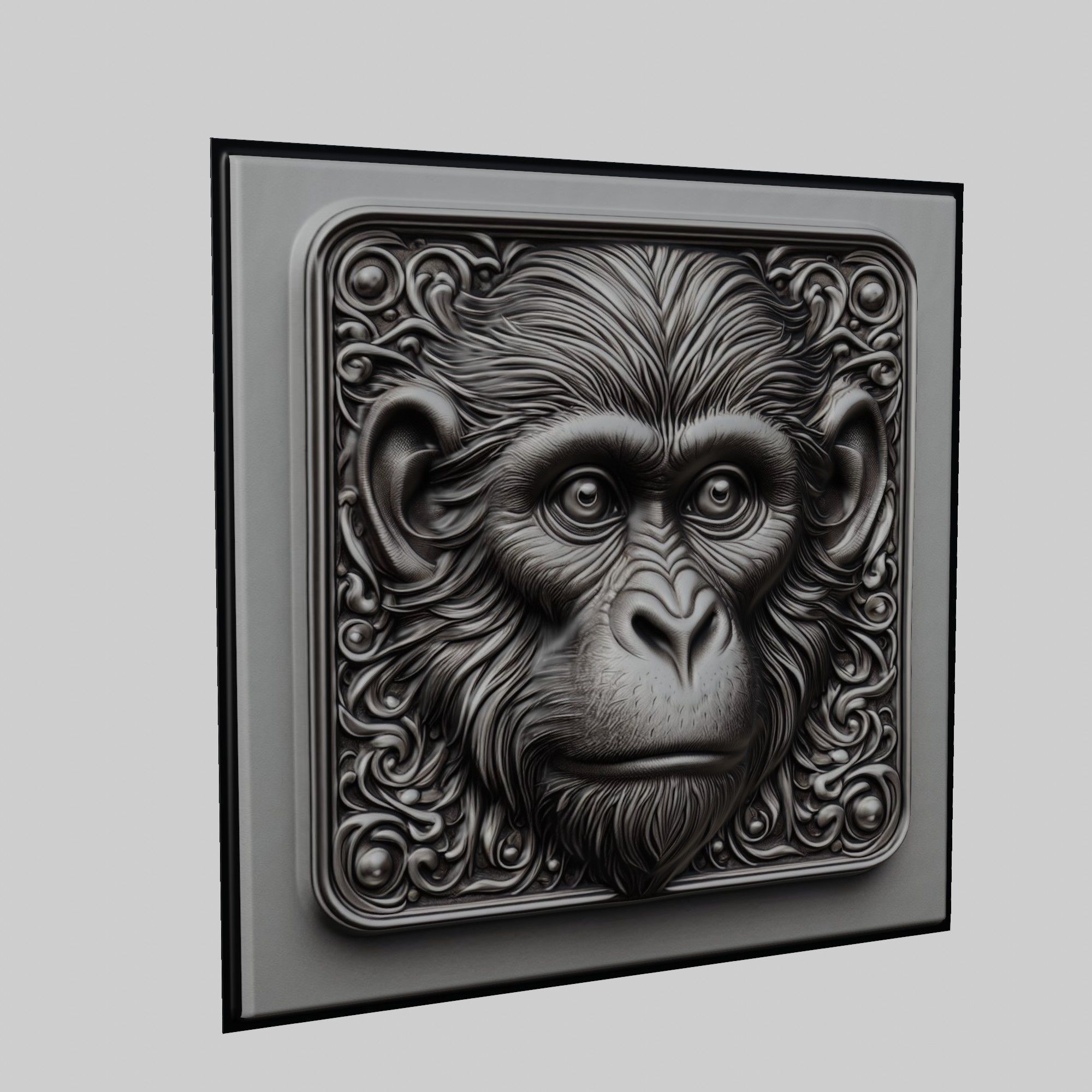 Monkey Animal 3D print model_1