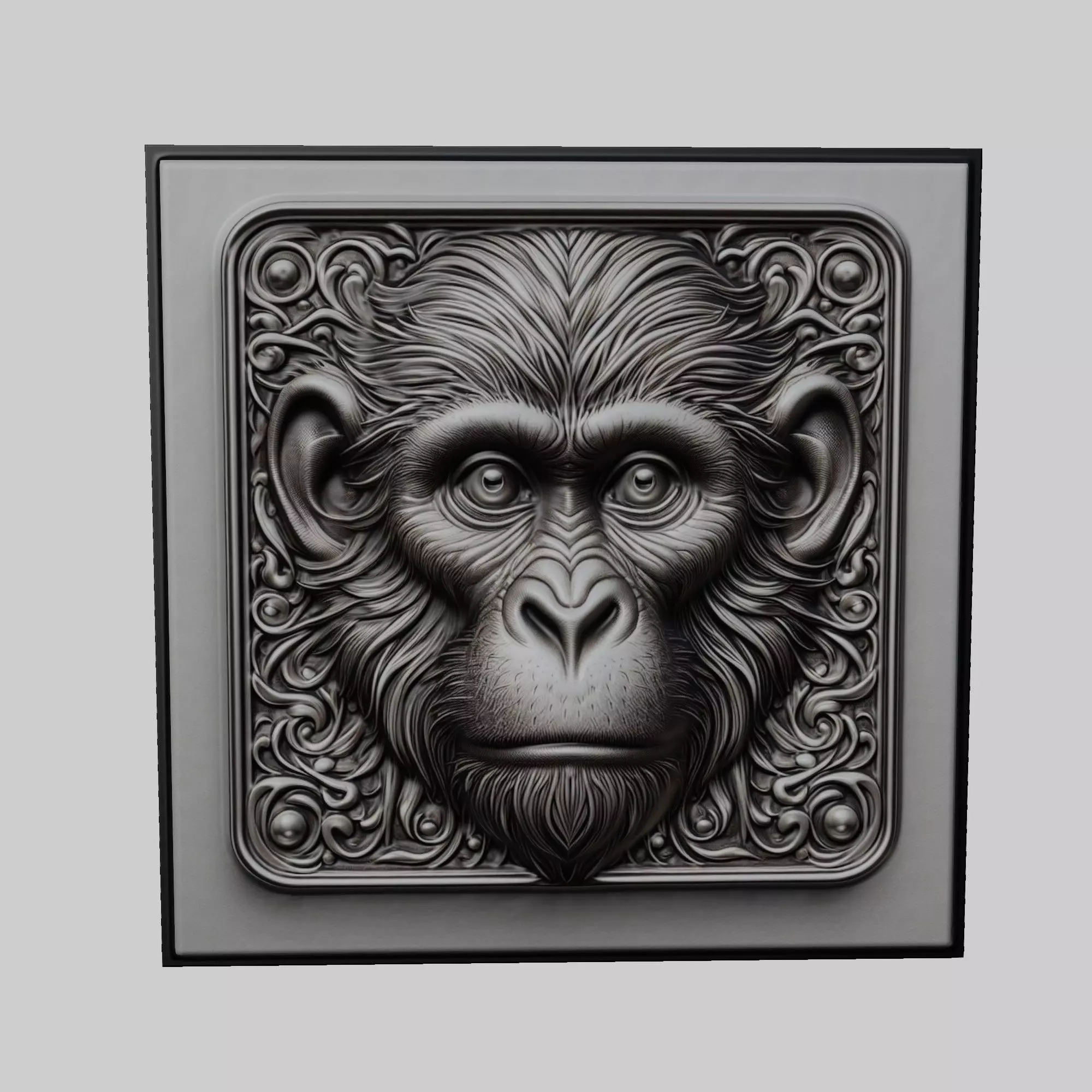 Monkey Animal 3D print model_0