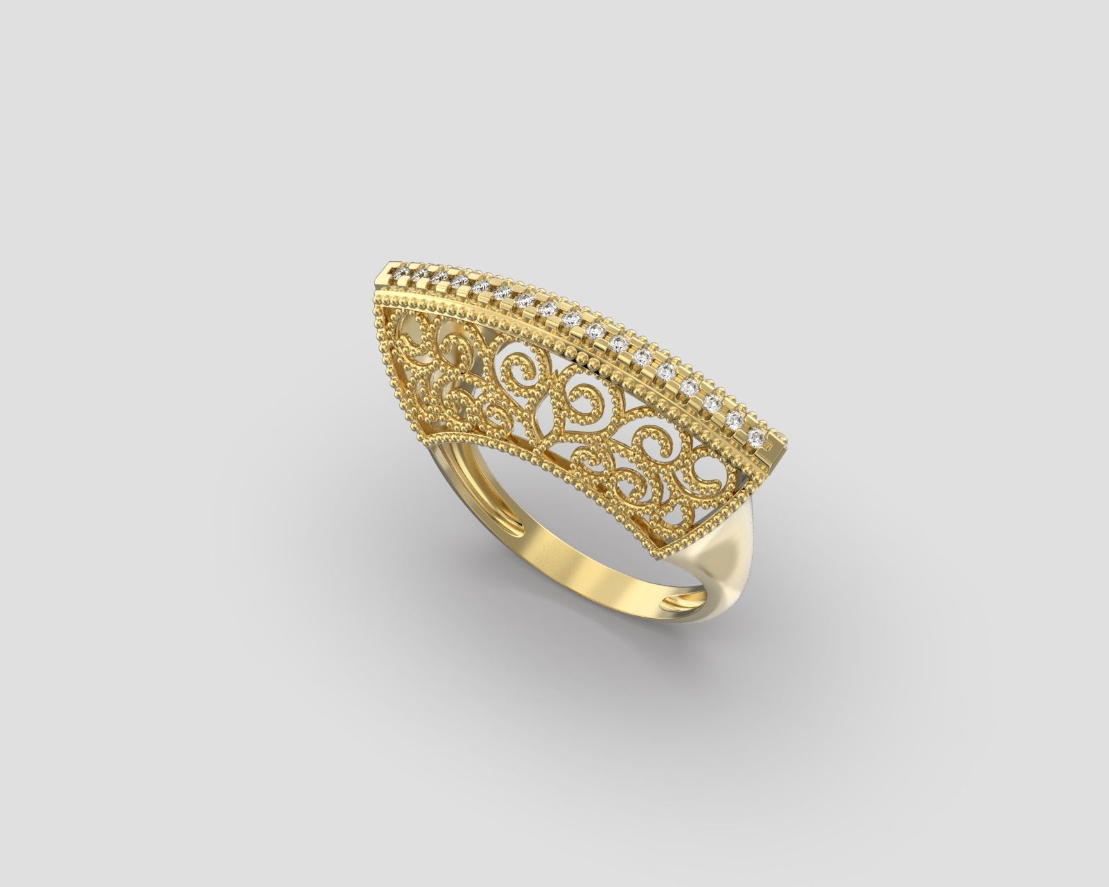 R 198 ornament ring sizes 3D print model_5