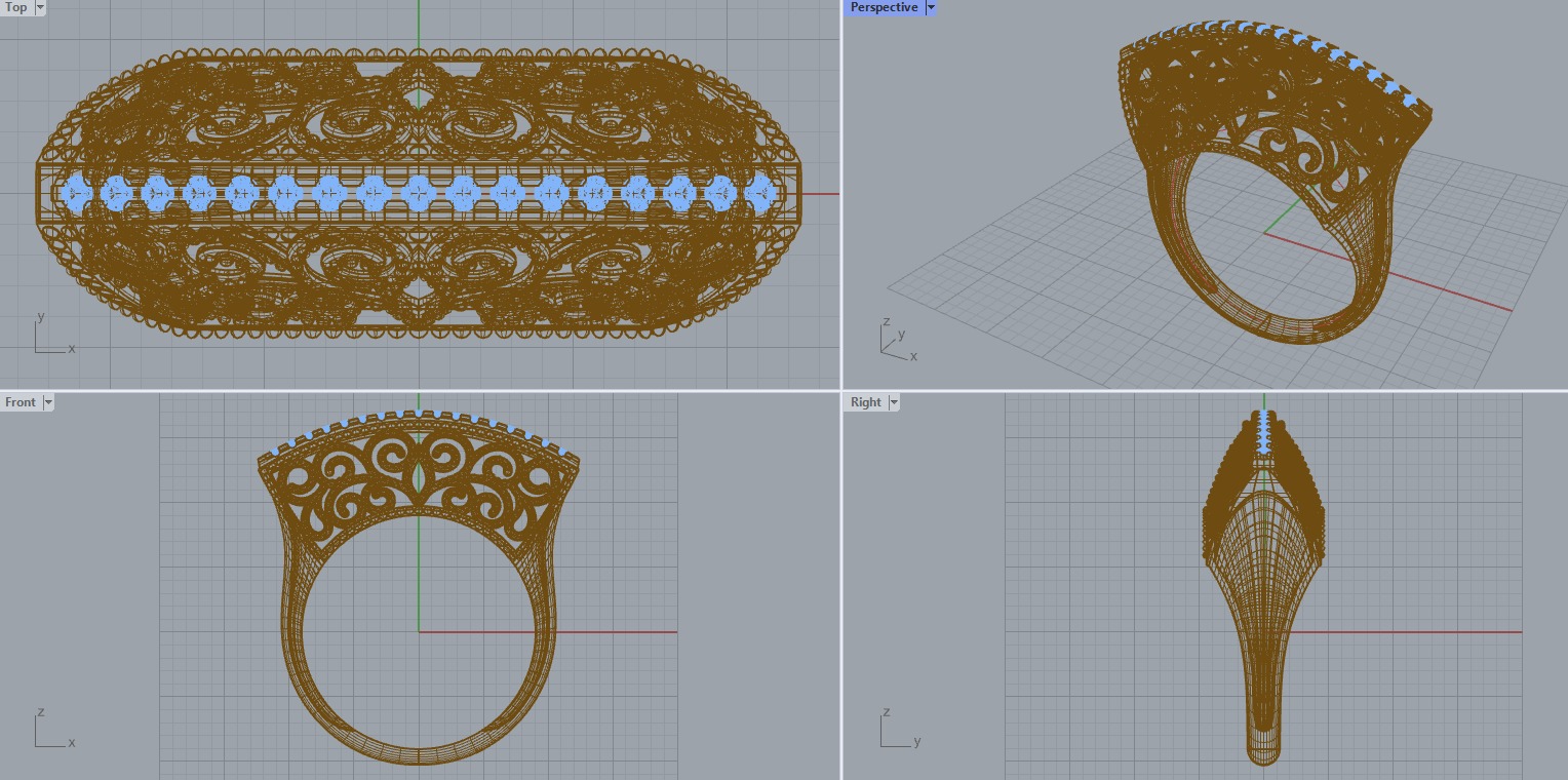 R 198 ornament ring sizes 3D print model_12