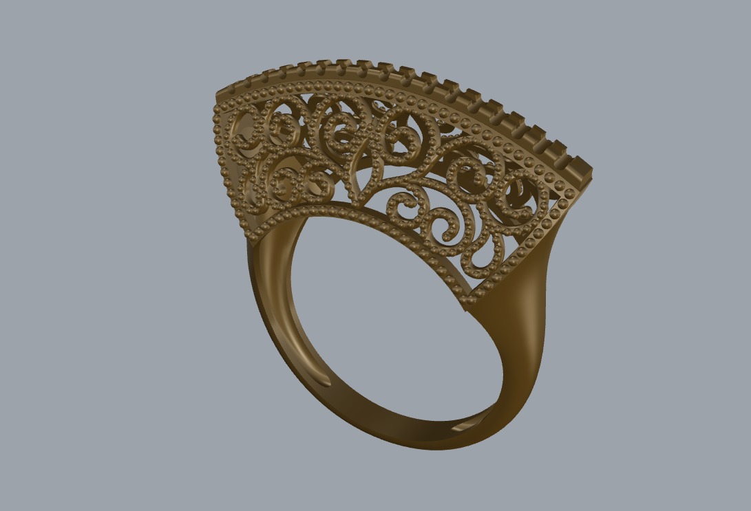 R 198 ornament ring sizes 3D print model_13