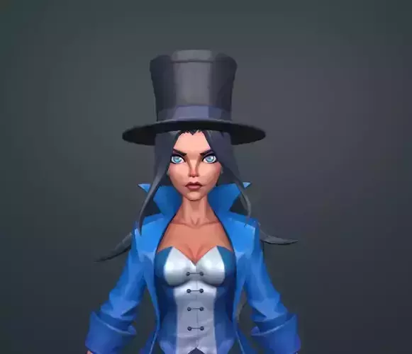 zatanna 3D model