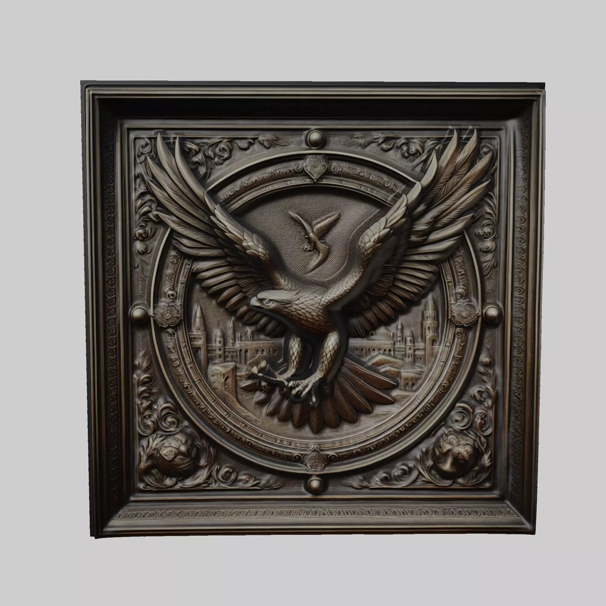 Hawk Animal 3D print model_0