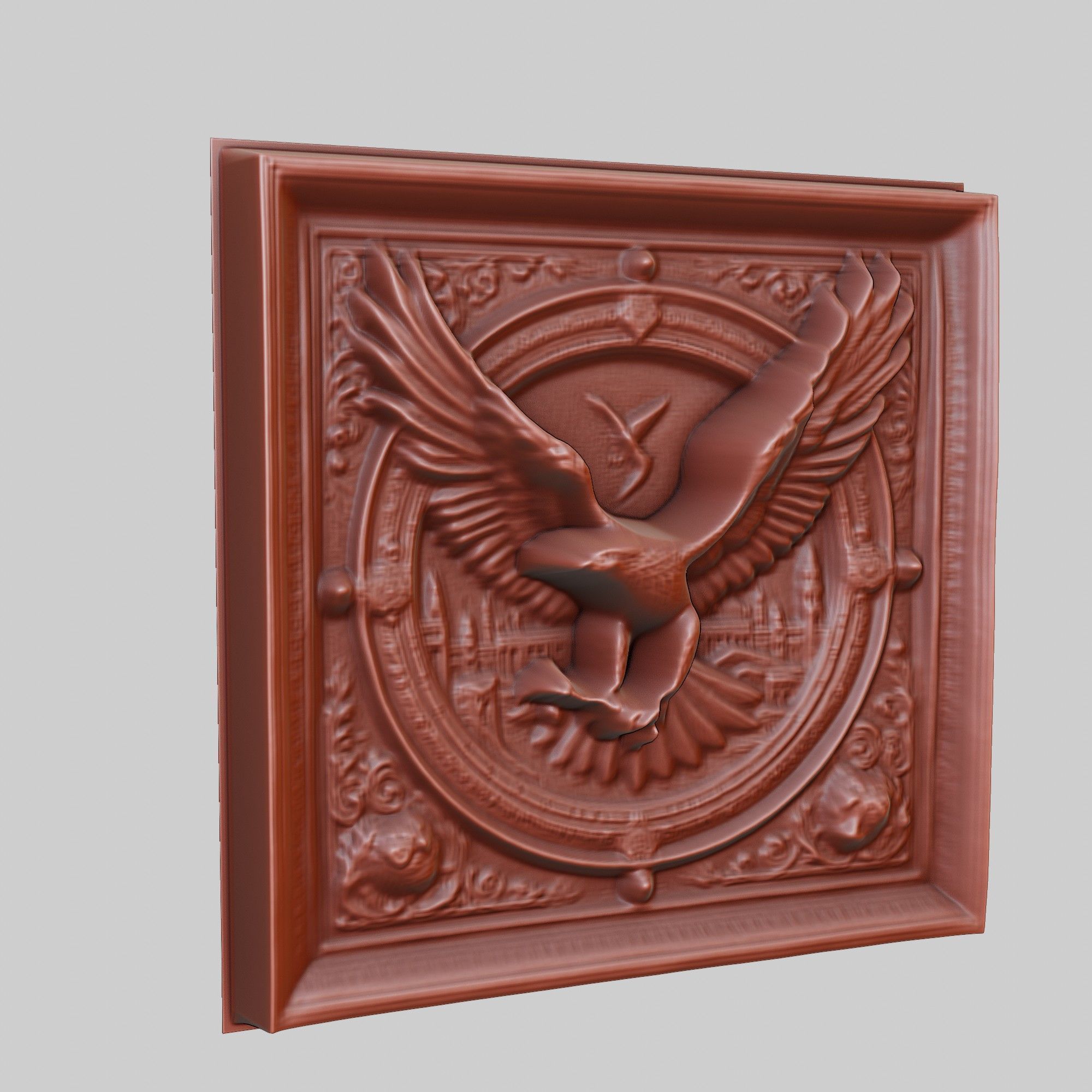 Hawk Animal 3D print model_3